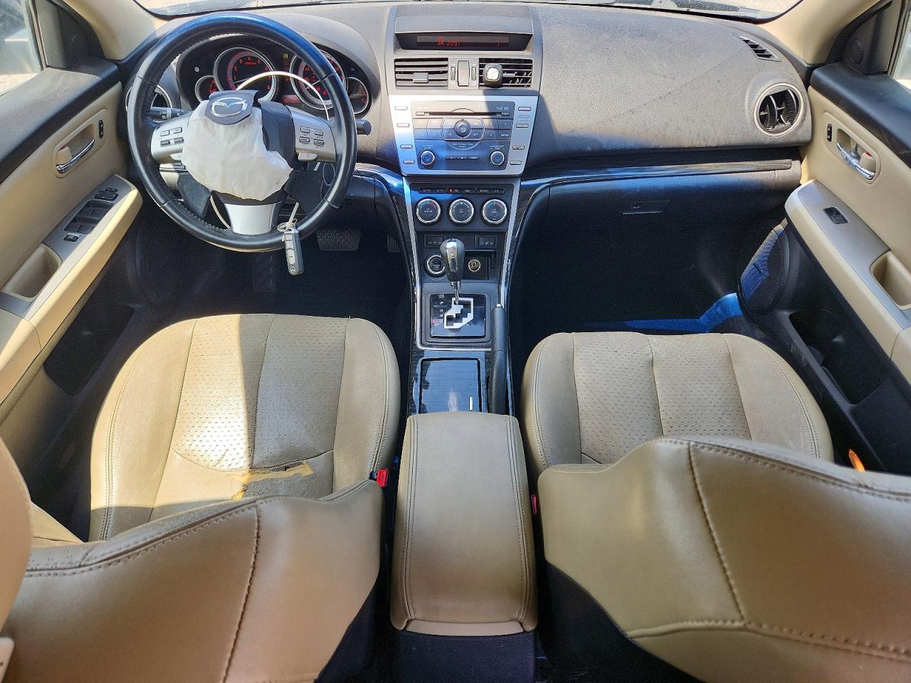 2009 Mazda 6 S Black vin: 1YVHP82B095M00758