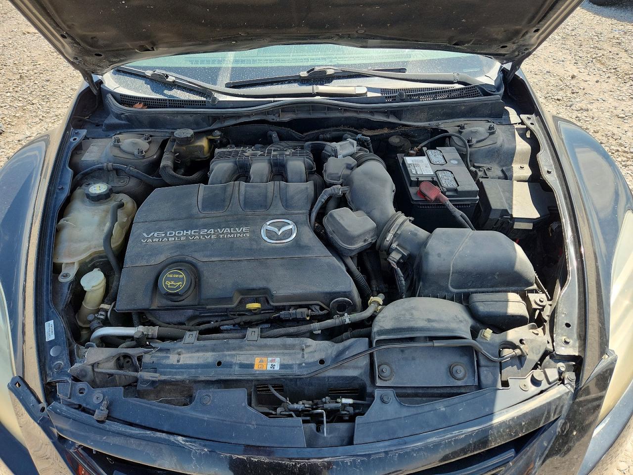 2009 Mazda 6 S Black vin: 1YVHP82B095M00758