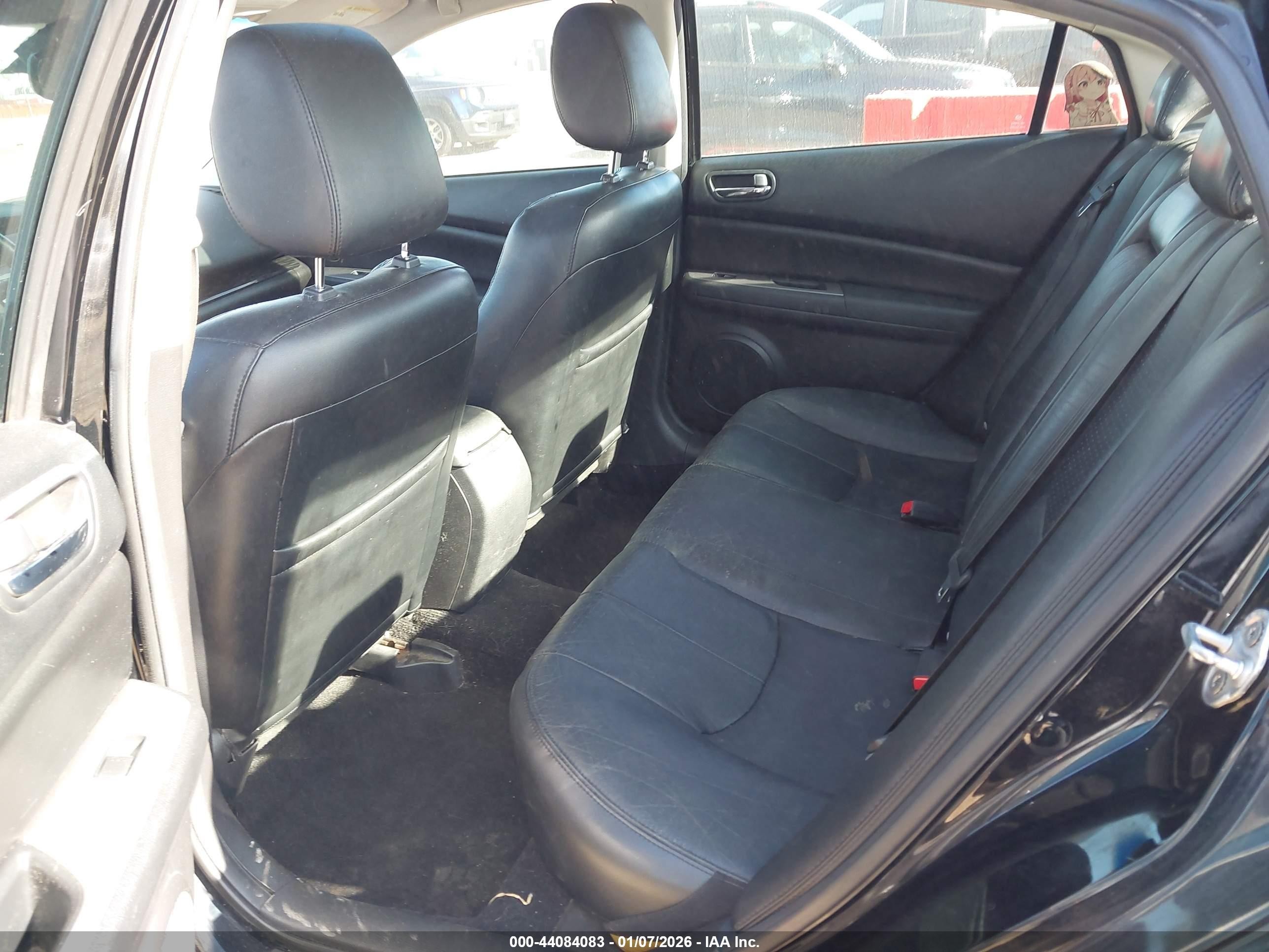 2009 Mazda Mazda6 S Grand Touring Black vin: 1YVHP82B095M11212