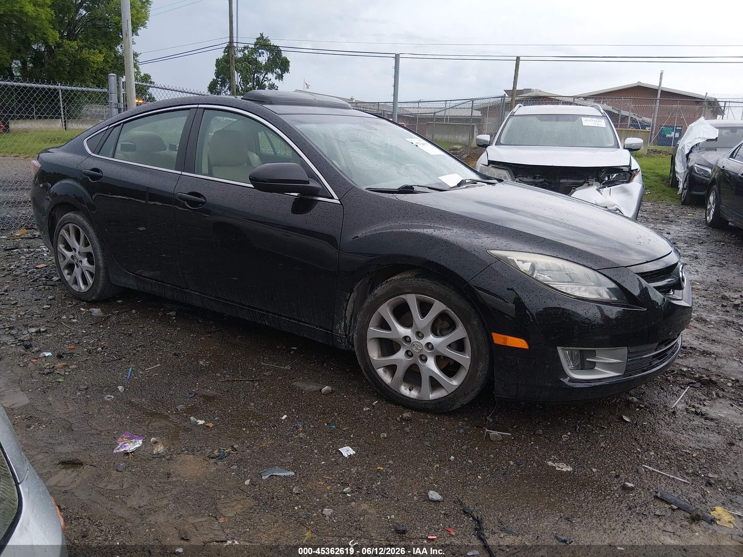 2009 Mazda Mazda6 S Grand Touring Черный vin: 1YVHP82B195M00509