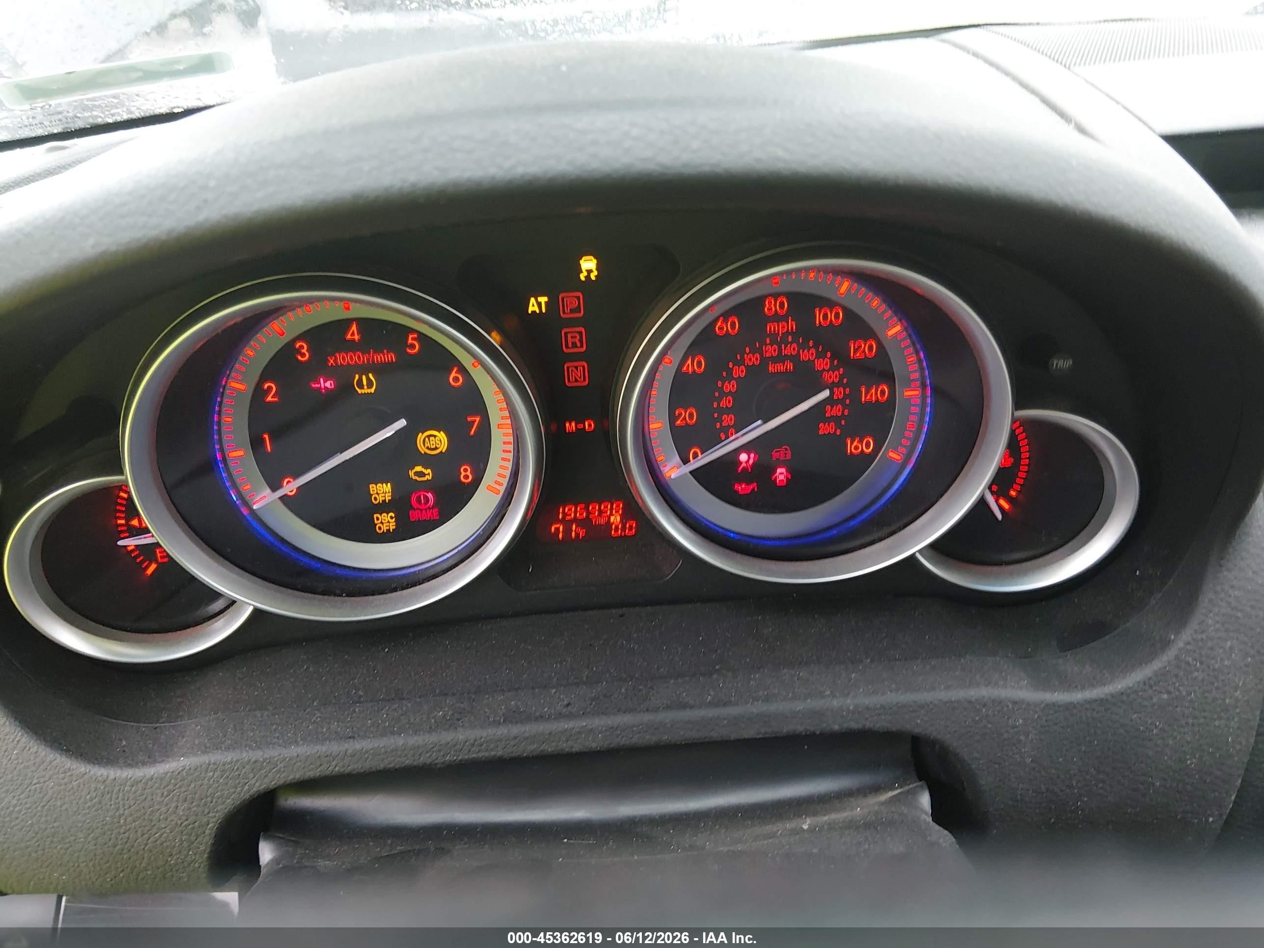 2009 Mazda Mazda6 S Grand Touring Черный vin: 1YVHP82B195M00509