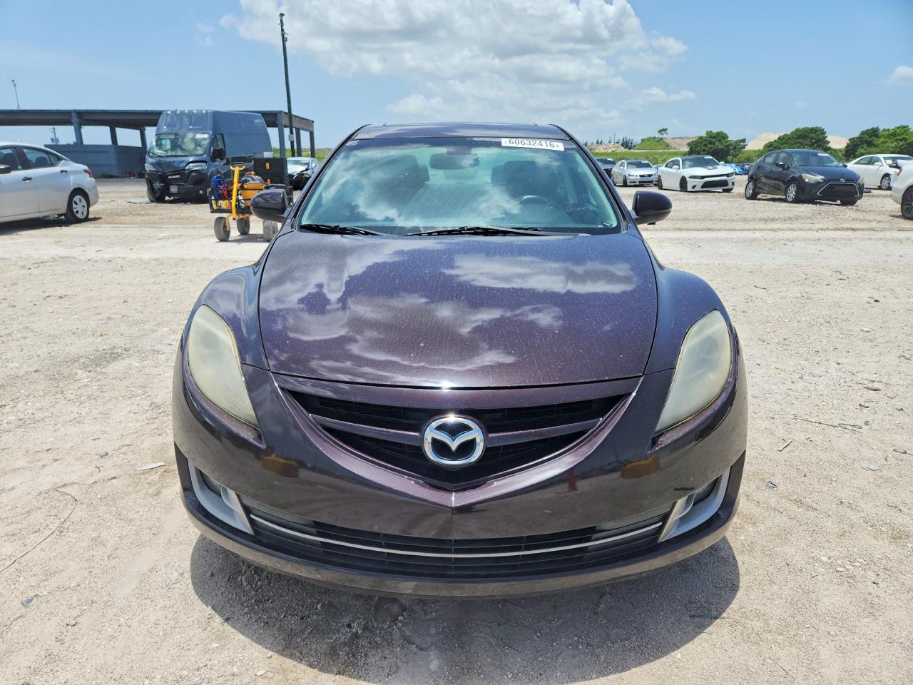 2009 Mazda 6 S Maroon vin: 1YVHP82B195M34482
