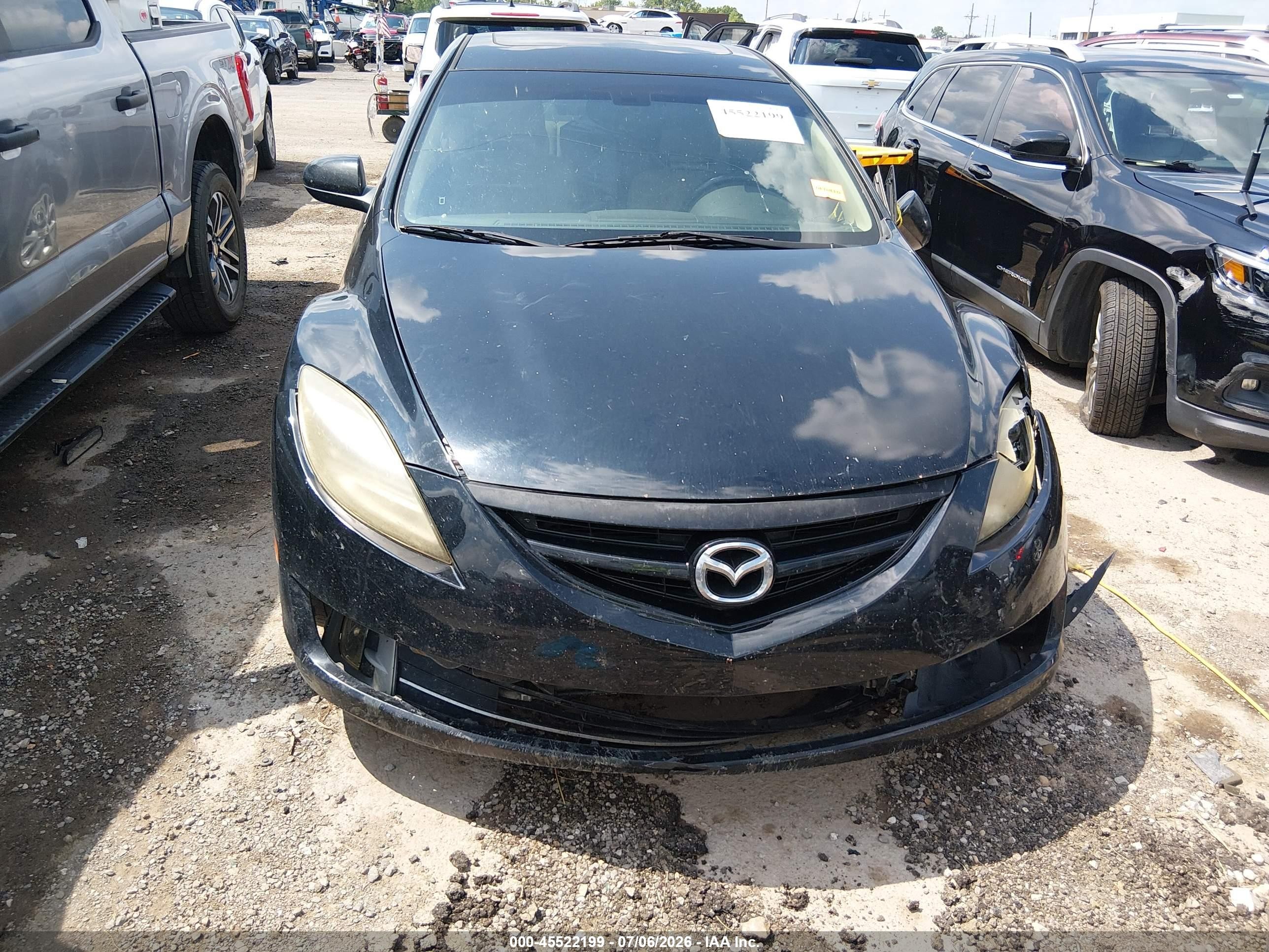 2009 Mazda Mazda6 S Grand Touring Black vin: 1YVHP82B495M06370
