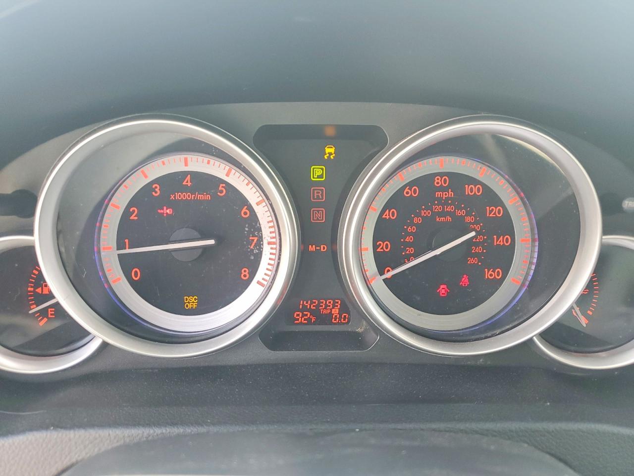 2009 Mazda 6 S Белый vin: 1YVHP82B495M31060