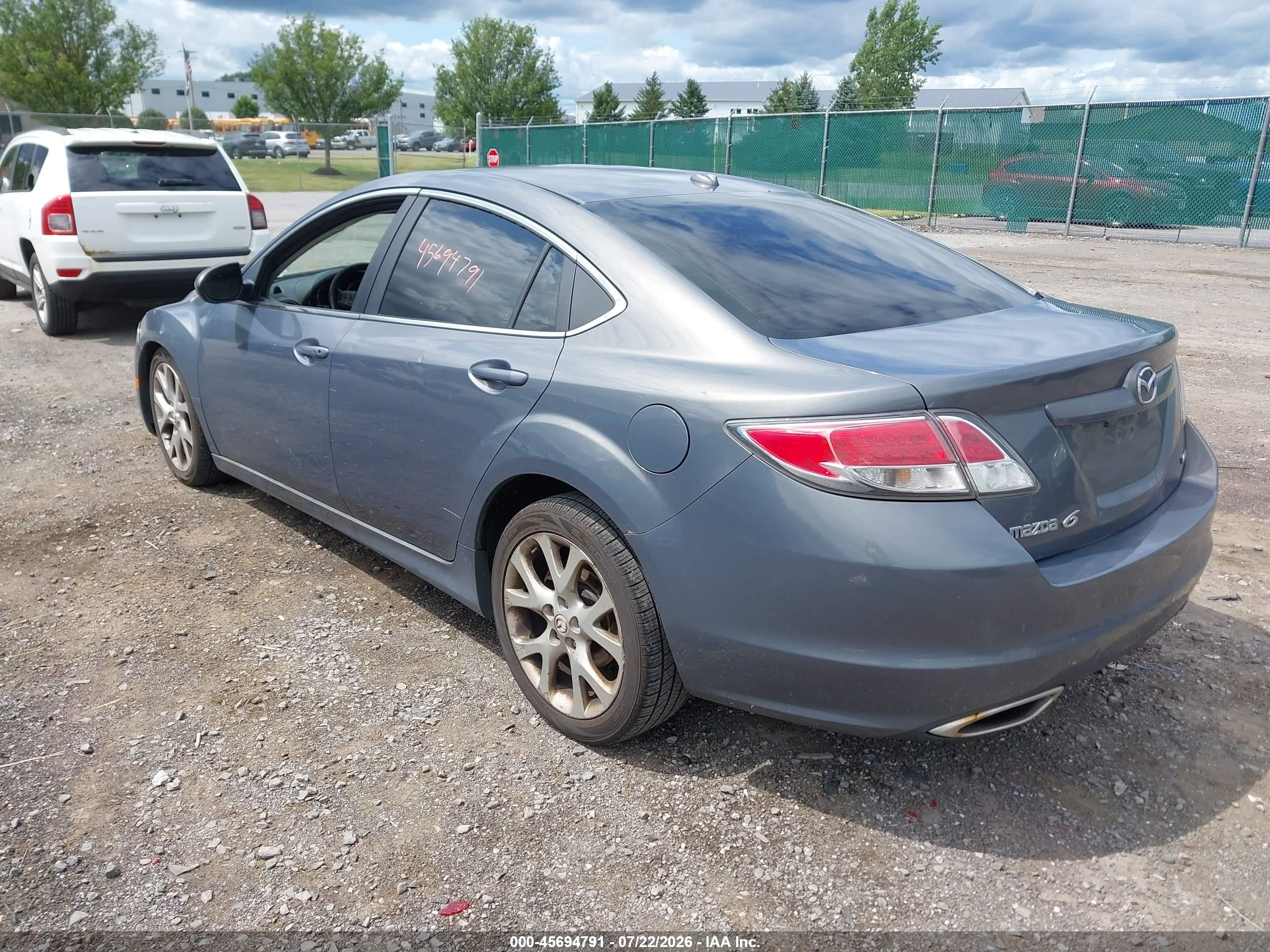 2009 Mazda Mazda6 S Grand Touring Серый vin: 1YVHP82B695M01641