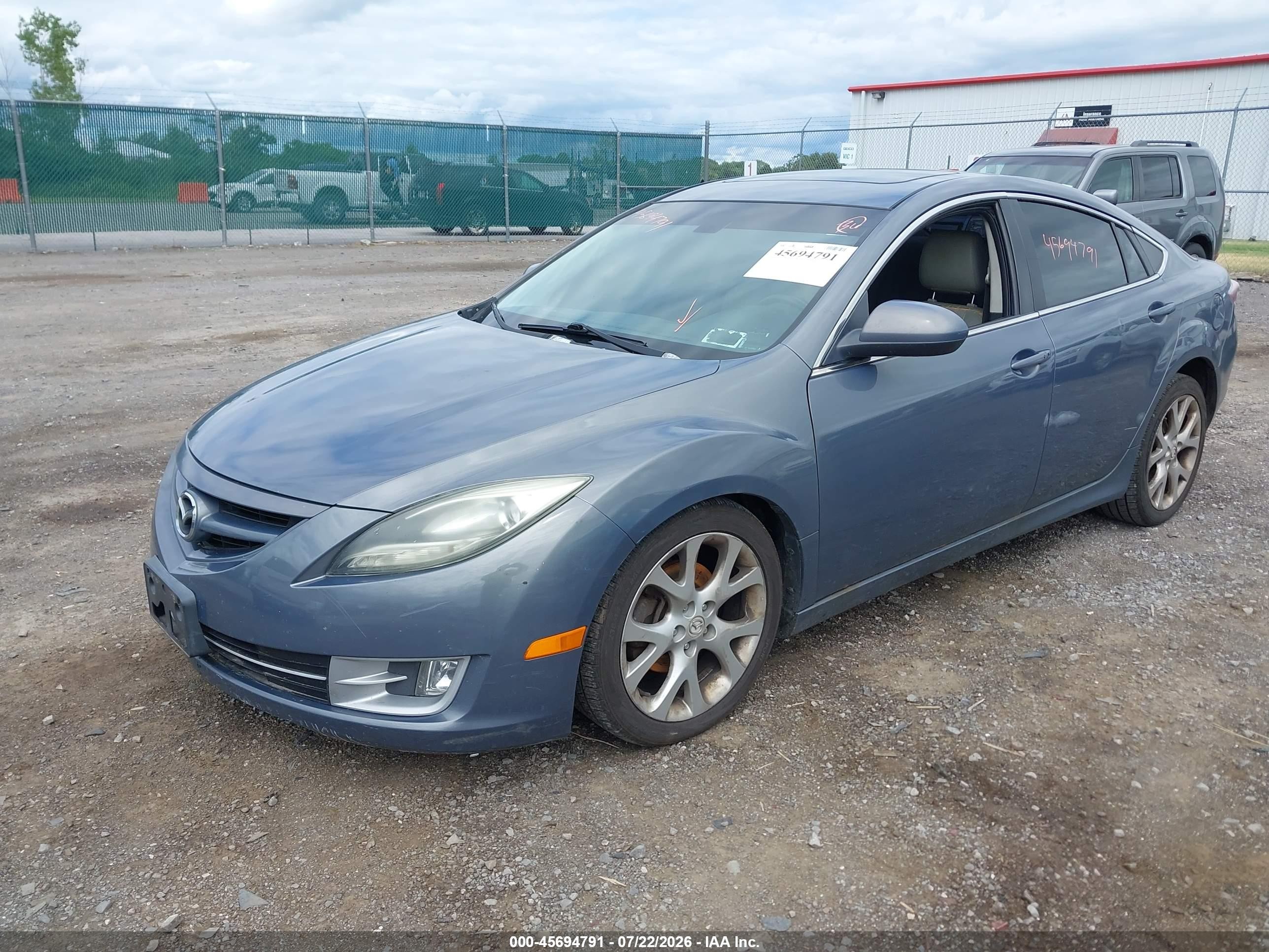 2009 Mazda Mazda6 S Grand Touring Серый vin: 1YVHP82B695M01641