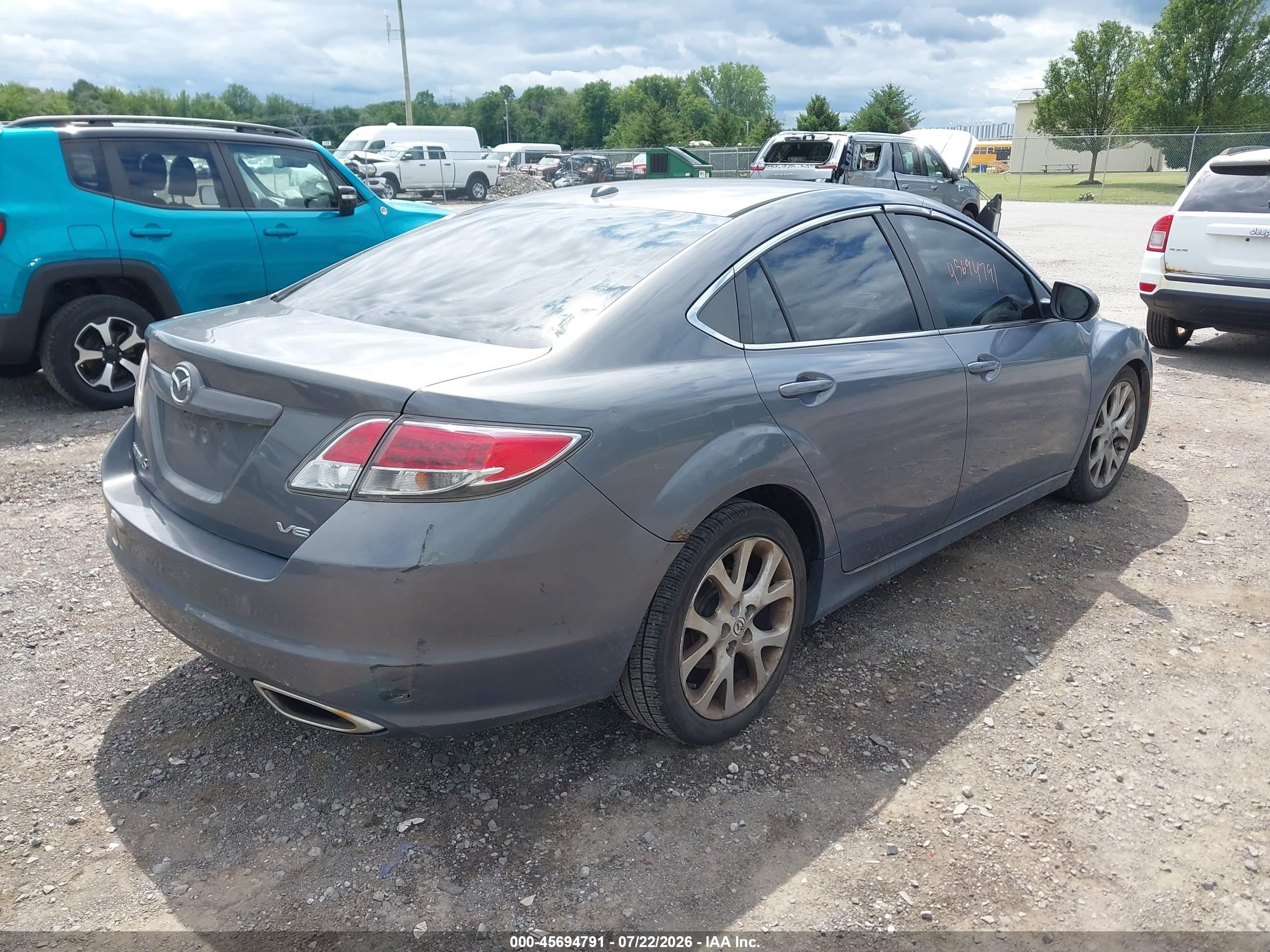 2009 Mazda Mazda6 S Grand Touring Серый vin: 1YVHP82B695M01641