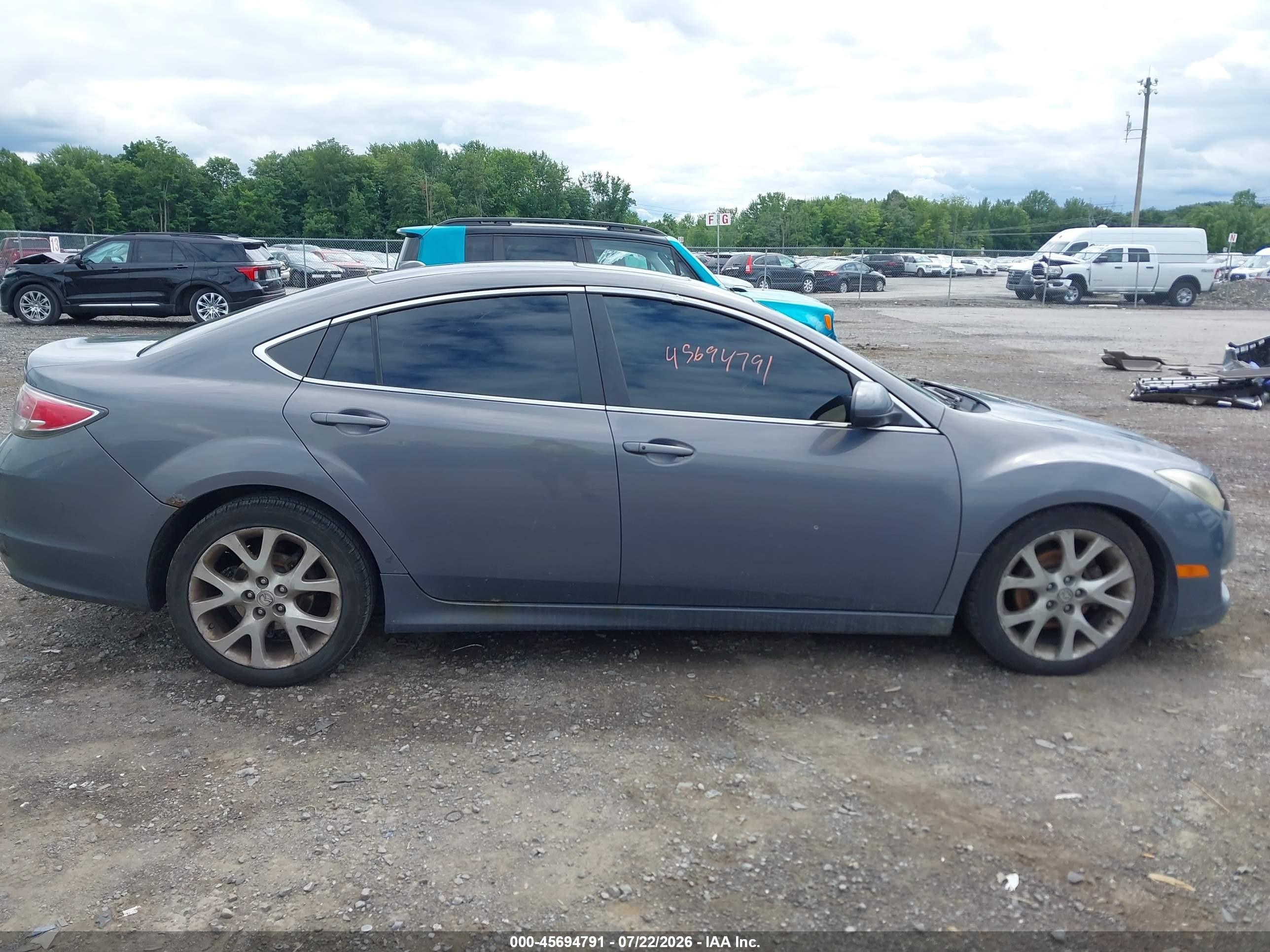 2009 Mazda Mazda6 S Grand Touring Серый vin: 1YVHP82B695M01641