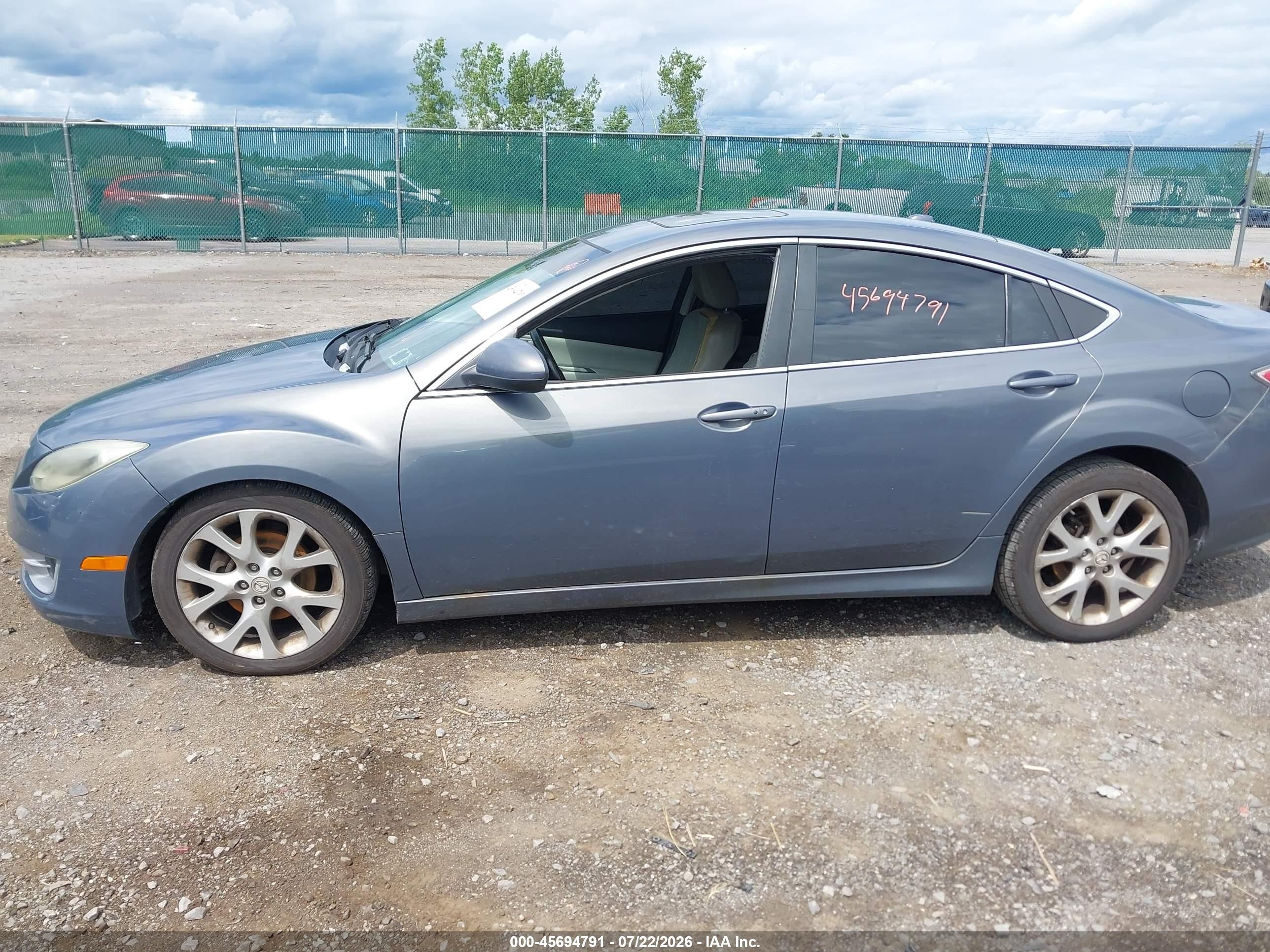 2009 Mazda Mazda6 S Grand Touring Серый vin: 1YVHP82B695M01641
