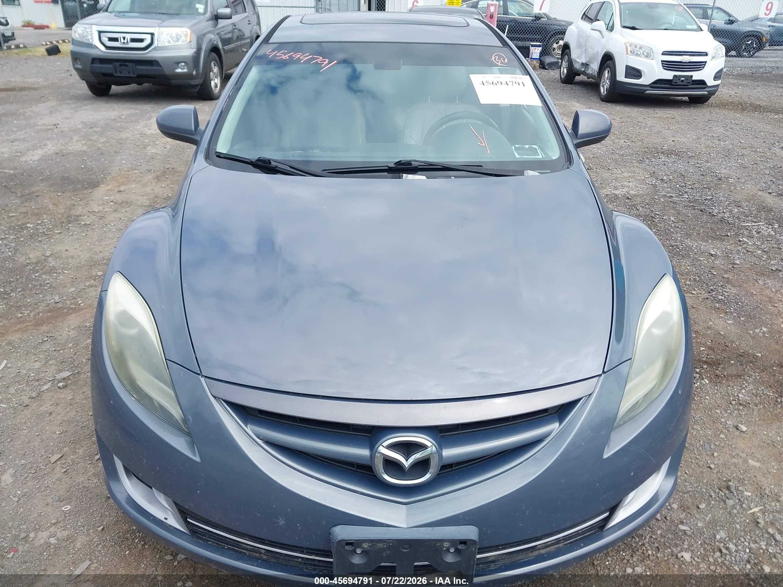 2009 Mazda Mazda6 S Grand Touring Серый vin: 1YVHP82B695M01641