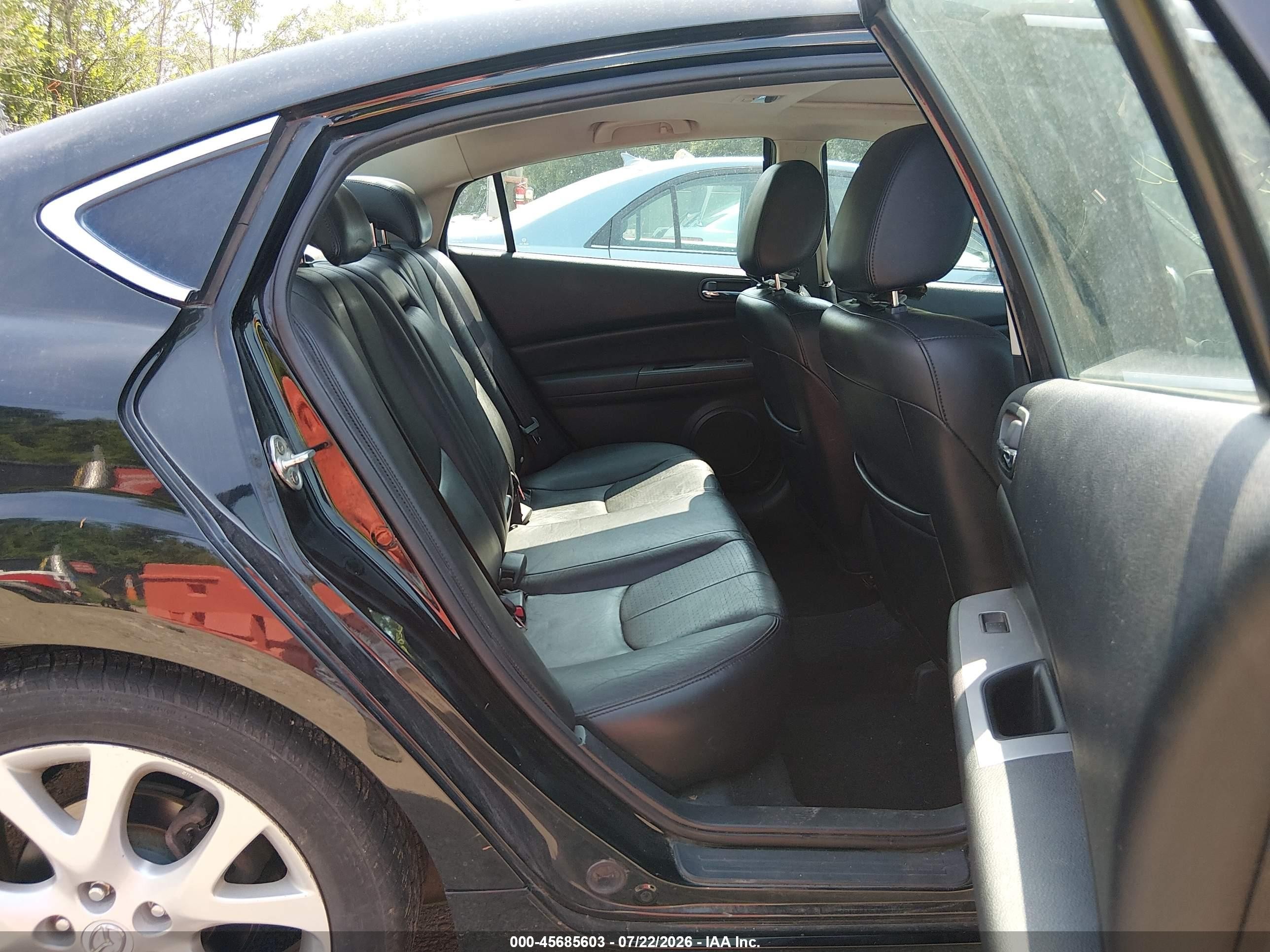 2009 Mazda Mazda6 S Grand Touring Black vin: 1YVHP82B795M33899