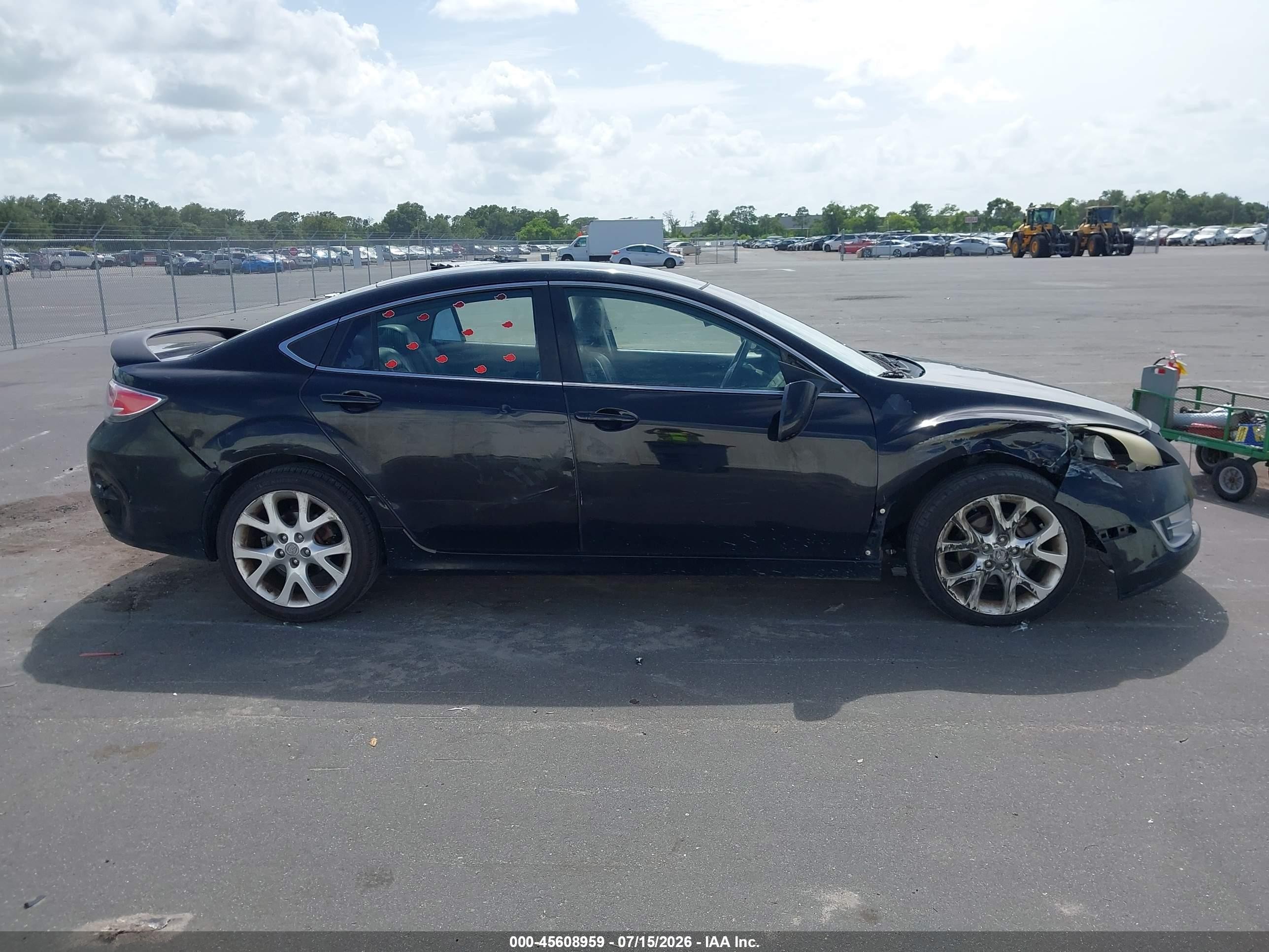 2009 Mazda Mazda6 S Touring Black vin: 1YVHP82B895M43891