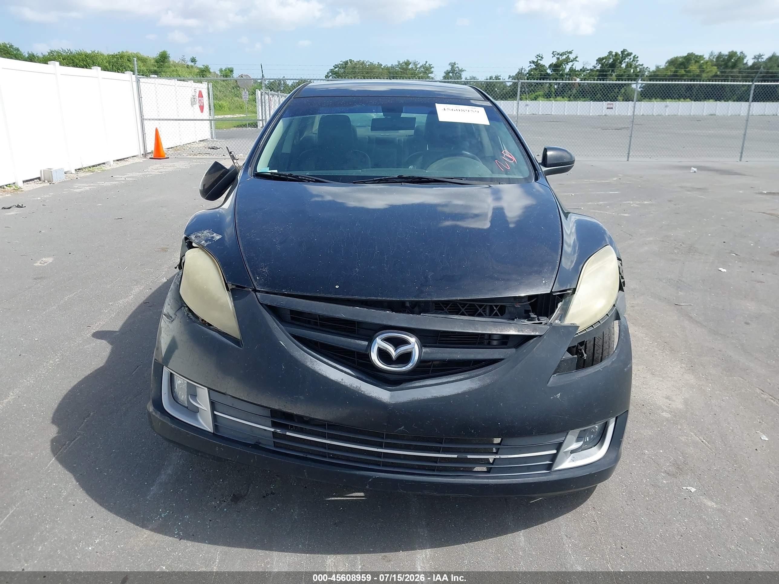 2009 Mazda Mazda6 S Touring Black vin: 1YVHP82B895M43891