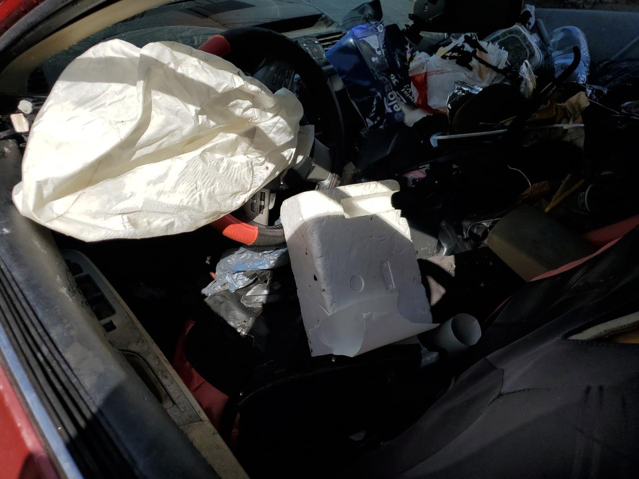 2009 Mazda 6 S Красный vin: 1YVHP82B995M11127