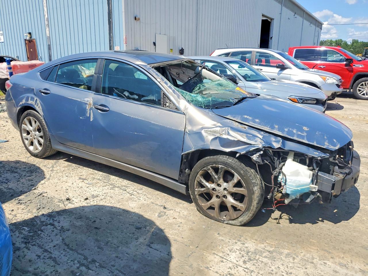 2009 Mazda 6 S Серый vin: 1YVHP82B995M16389