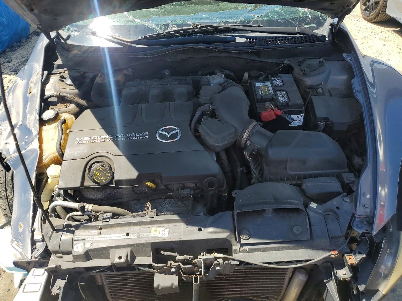 2009 Mazda 6 S Серый vin: 1YVHP82B995M16389
