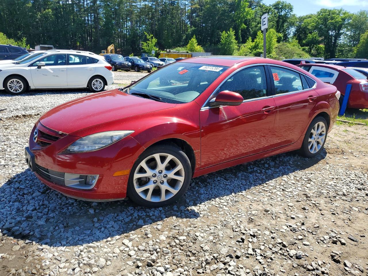 2009 Mazda Mazda6 Красный vin: 1YVHP82BX95M06728