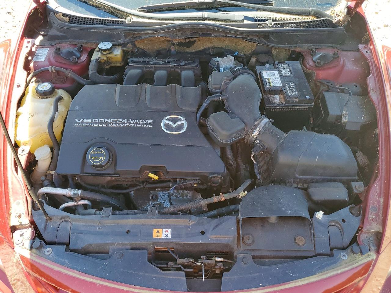 2009 Mazda Mazda6 Red vin: 1YVHP82BX95M06728