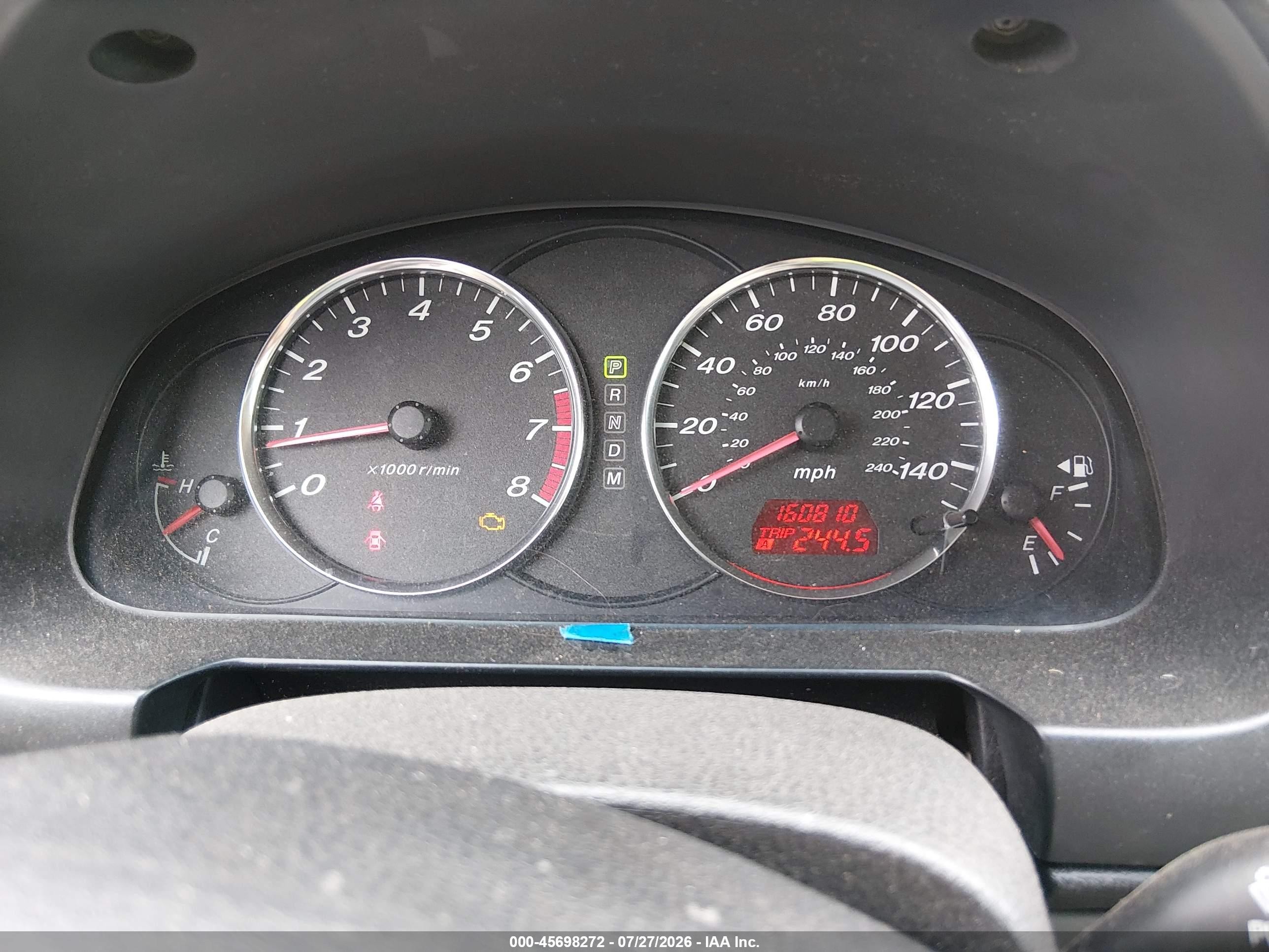 2006 Mazda Mazda6 S Maroon vin: 1YVHP82D065M03222