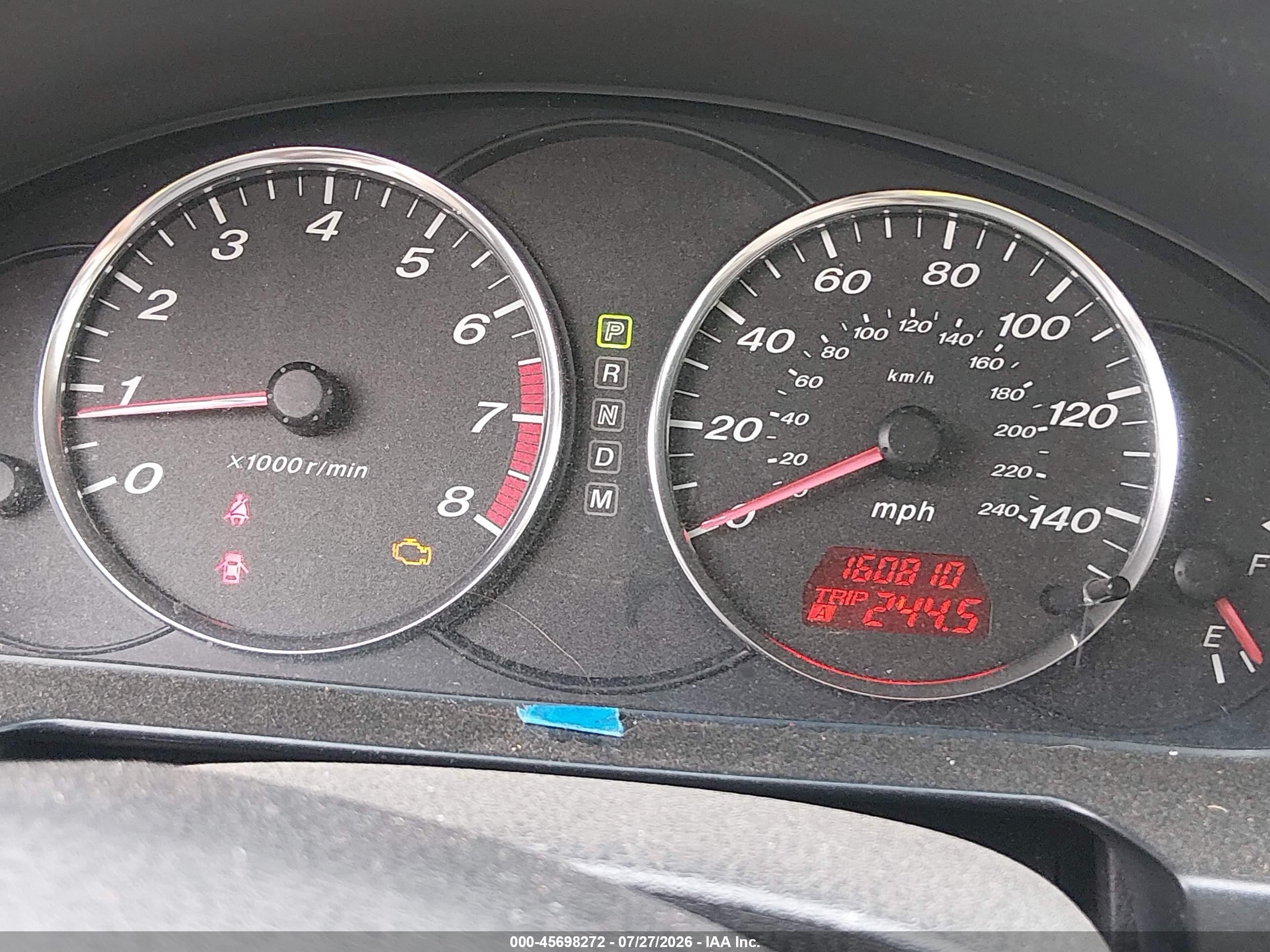 2006 Mazda Mazda6 S Maroon vin: 1YVHP82D065M03222