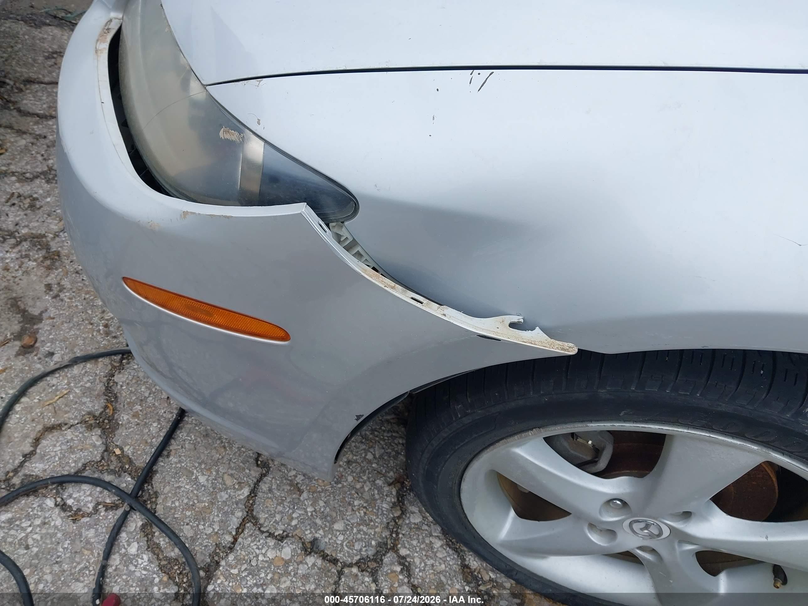 2006 Mazda Mazda6 S Silver vin: 1YVHP82D865M52474