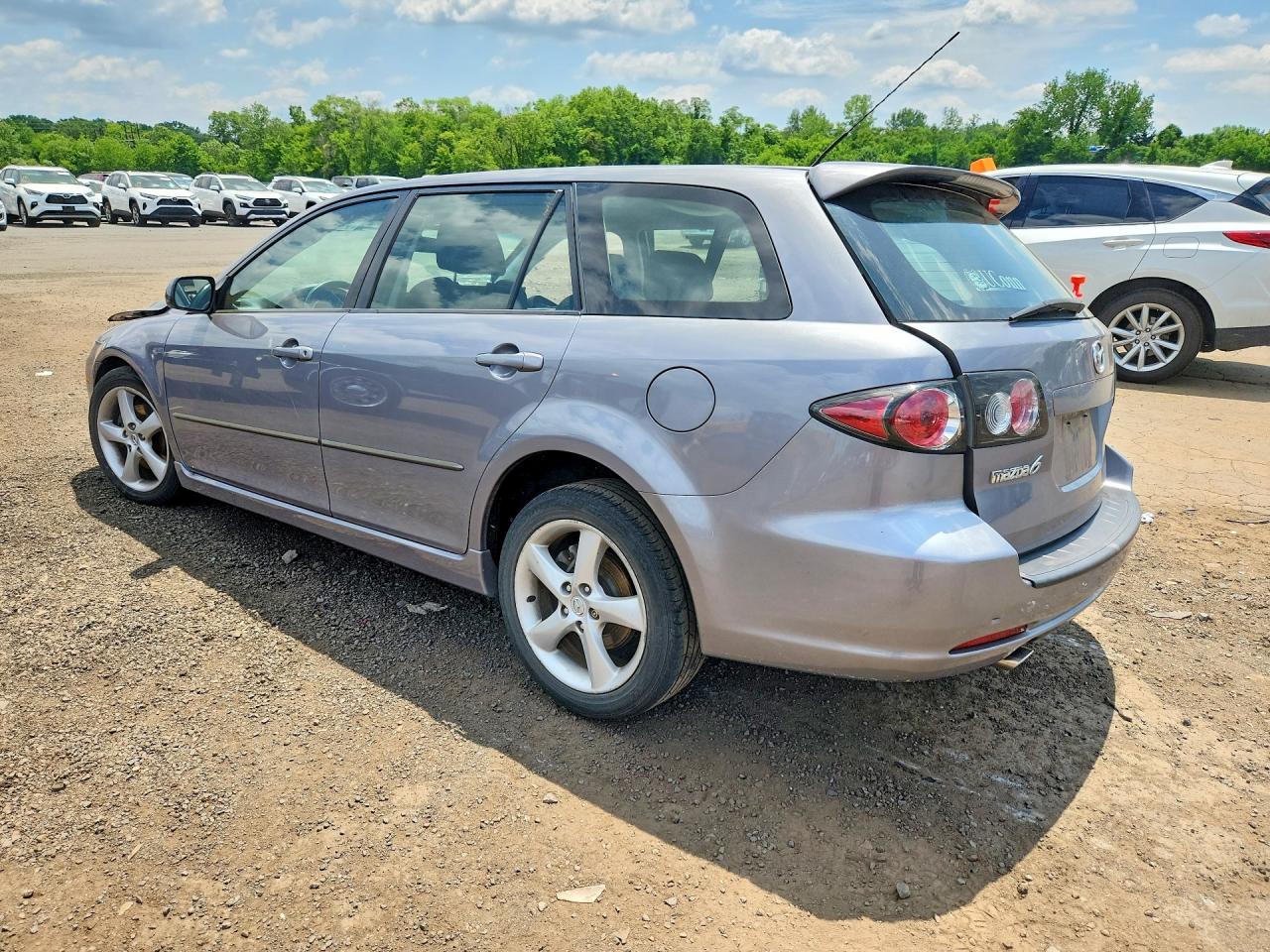 2007 Mazda 6 S Серебряный vin: 1YVHP82D875M47213