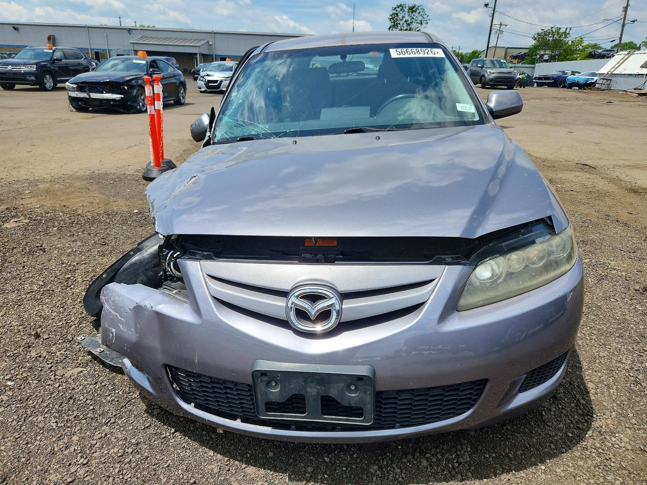 2007 Mazda 6 S Серебряный vin: 1YVHP82D875M47213