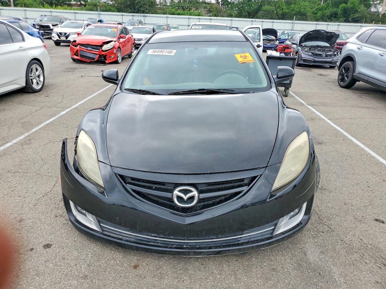 2009 Mazda 6 I Black vin: 1YVHP82H795M43773