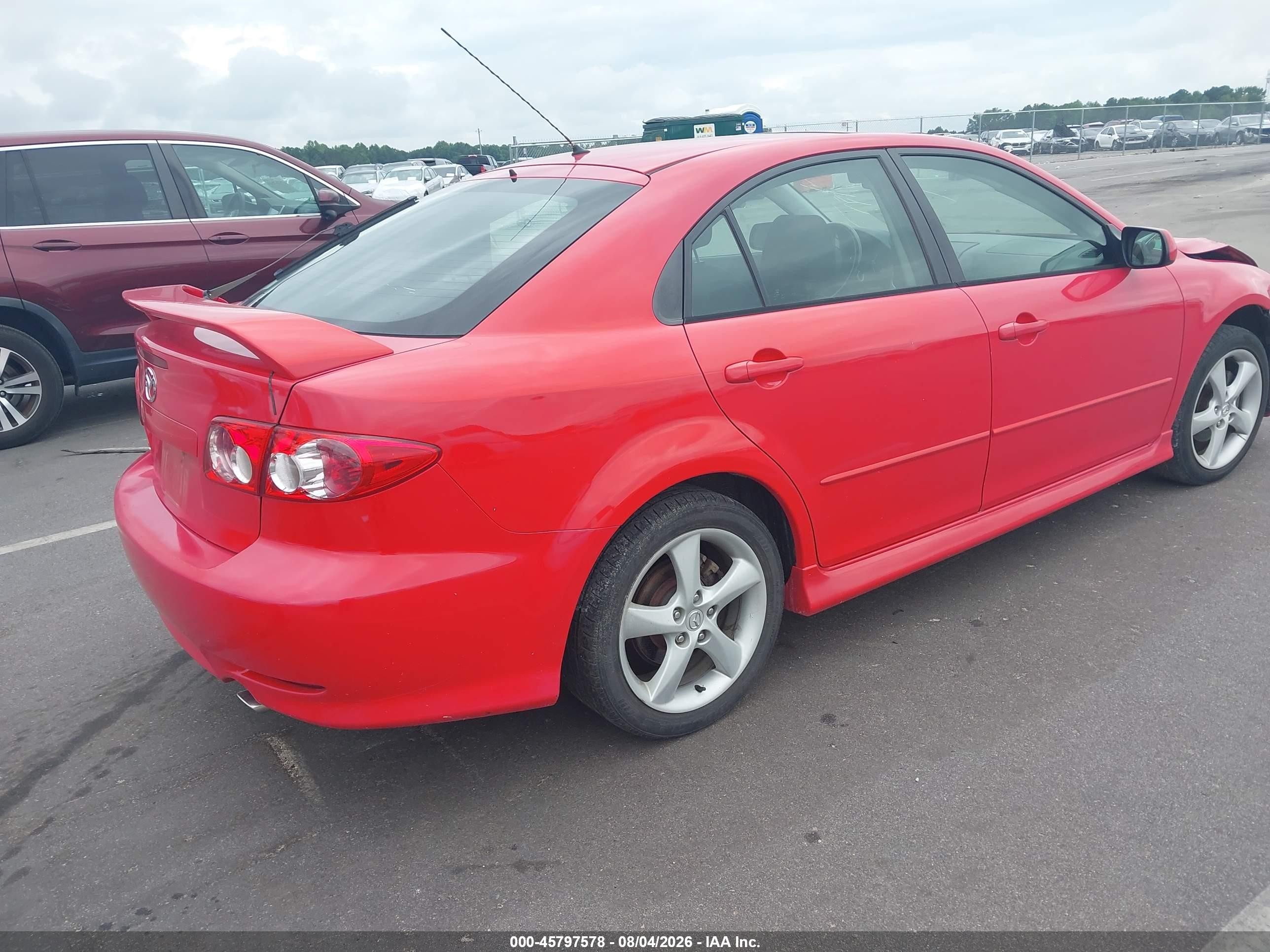 2004 Mazda Mazda6 I Red vin: 1YVHP84C045N85103