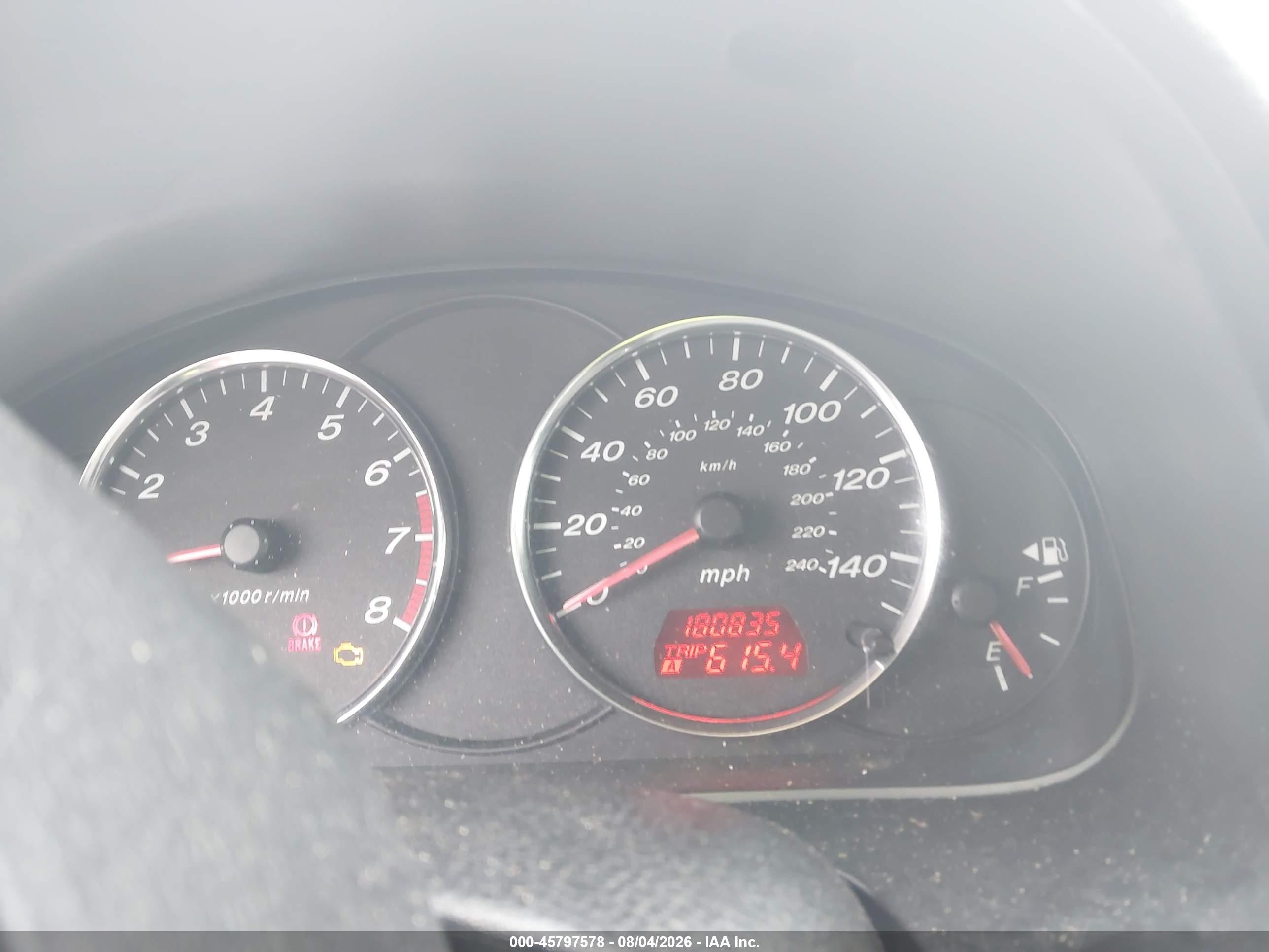 2004 Mazda Mazda6 I Red vin: 1YVHP84C045N85103