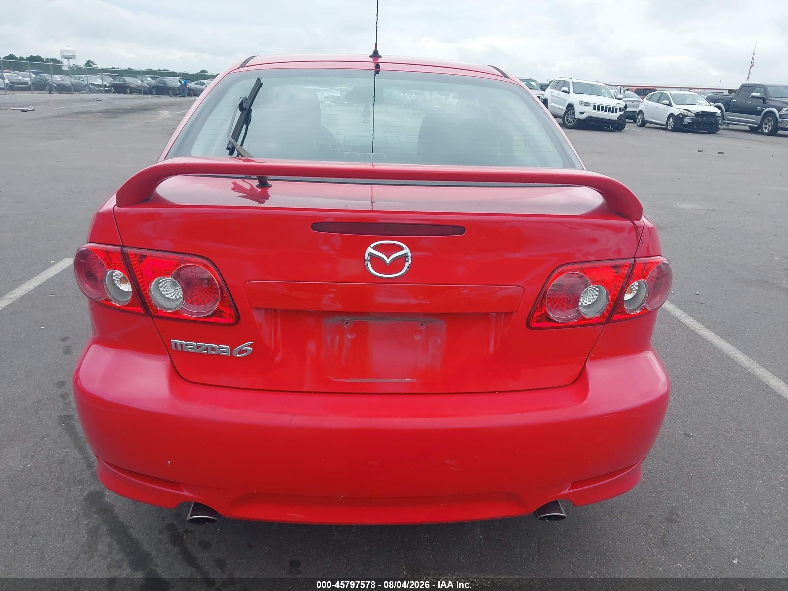 2004 Mazda Mazda6 I Red vin: 1YVHP84C045N85103