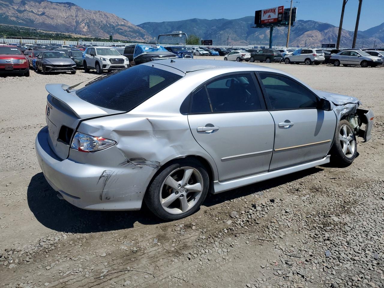 2005 Mazda 6 I Silver vin: 1YVHP84C055M27359