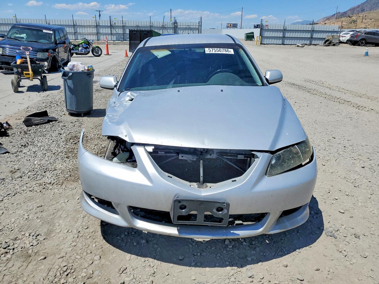 2005 Mazda 6 I Silver vin: 1YVHP84C055M27359