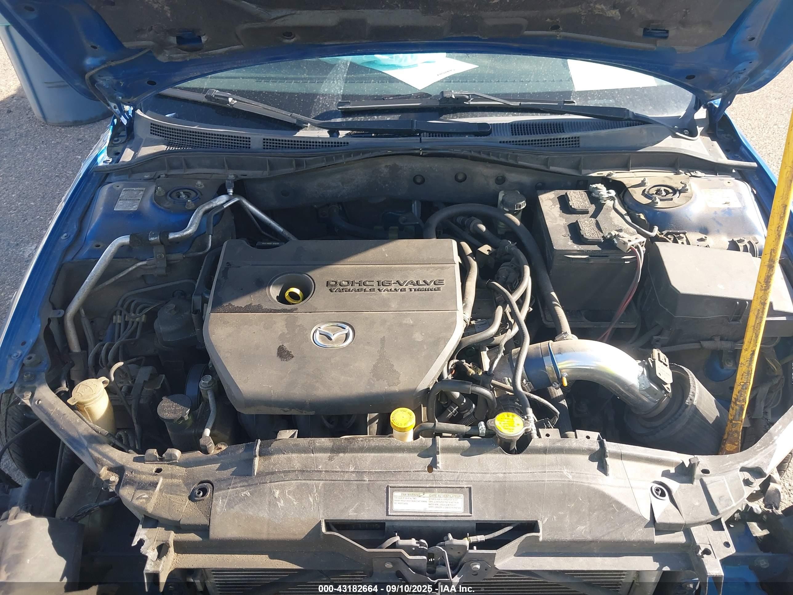 2007 Mazda Mazda6 I Sport Ve Синий vin: 1YVHP84C075M12590