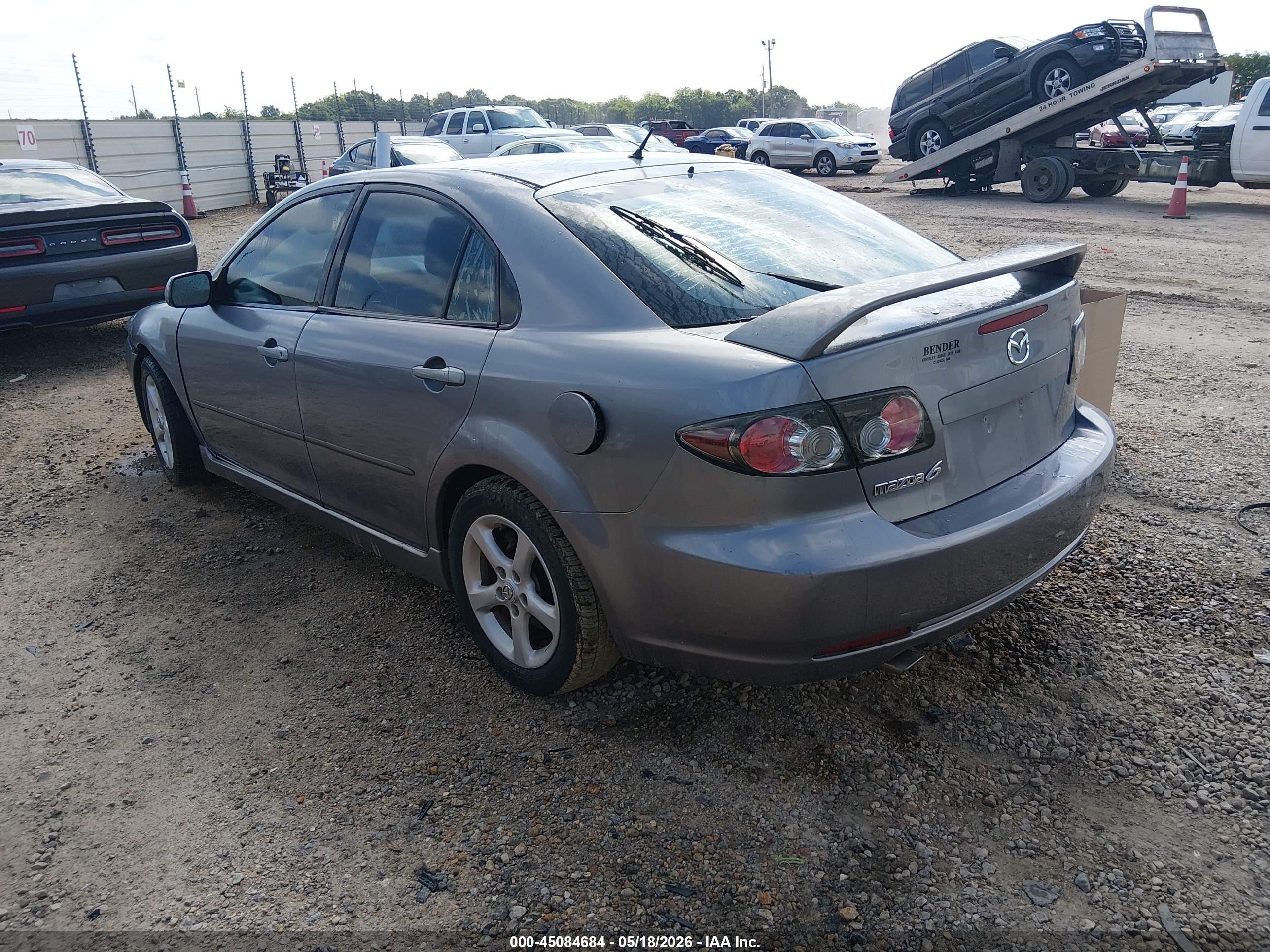 2008 Mazda Mazda6 I Sport Ve Серебряный vin: 1YVHP84C085M07469