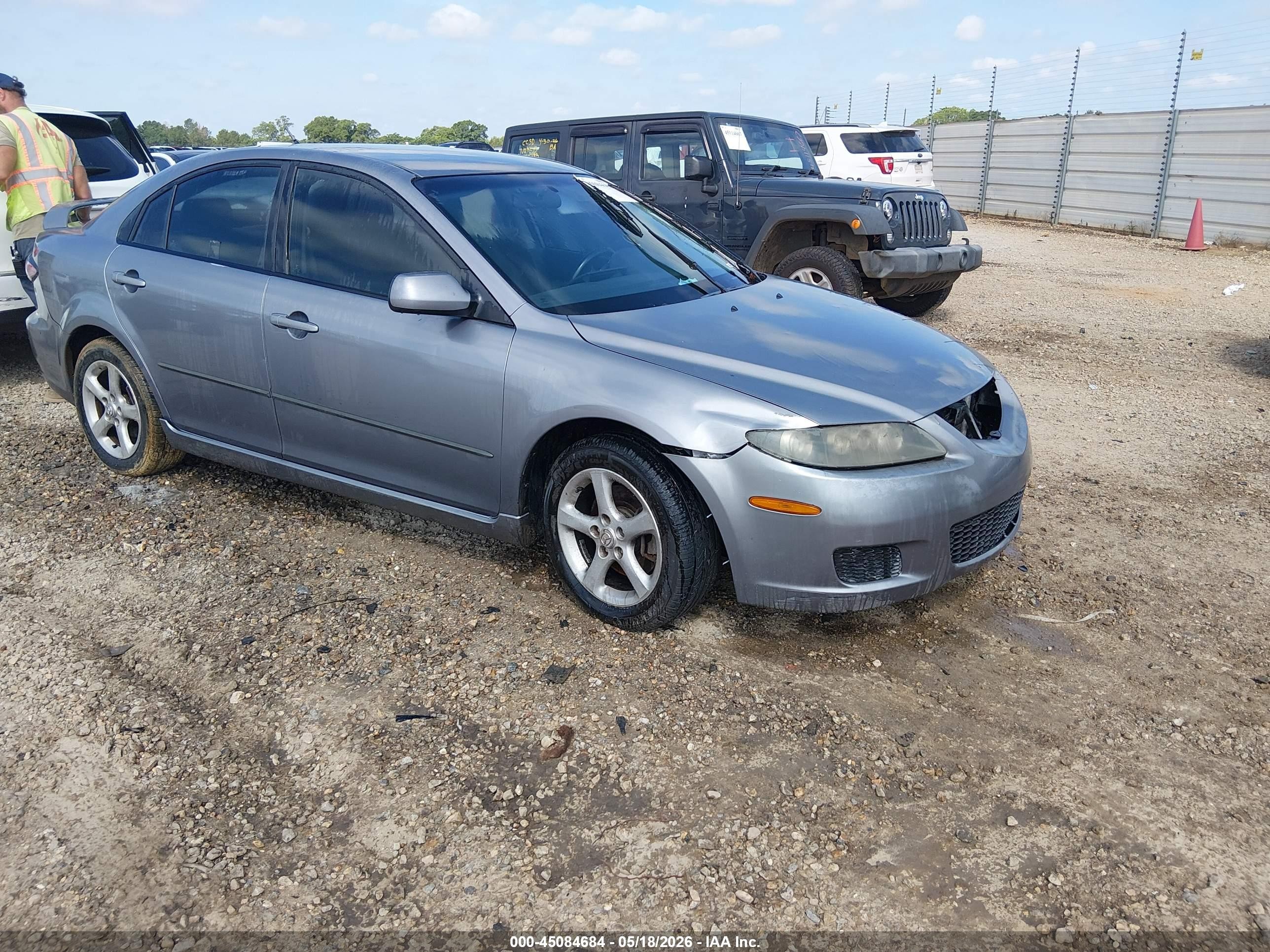 2008 Mazda Mazda6 I Sport Ve Серебряный vin: 1YVHP84C085M07469