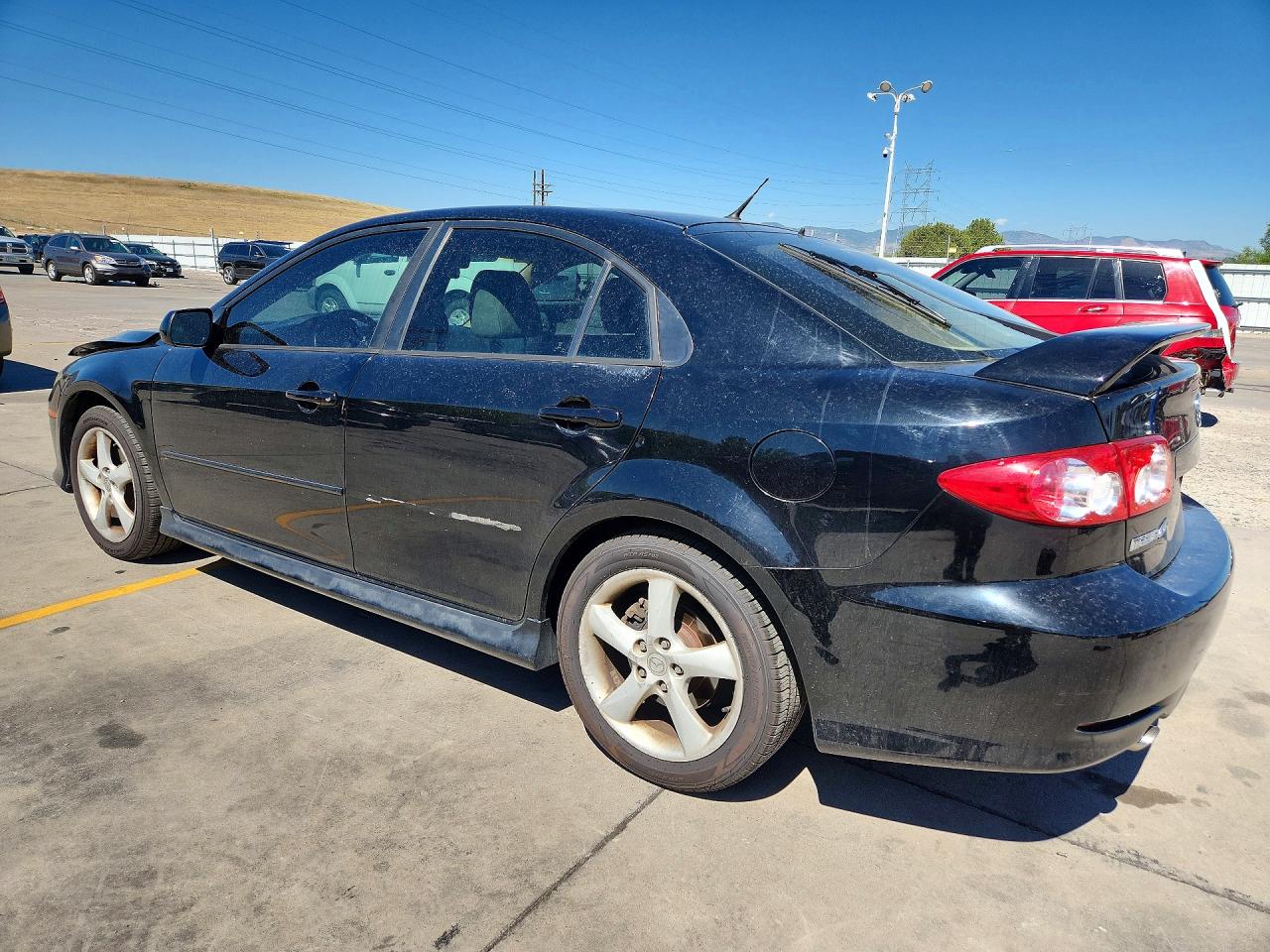 2005 Mazda 6 I Black vin: 1YVHP84C155M02048