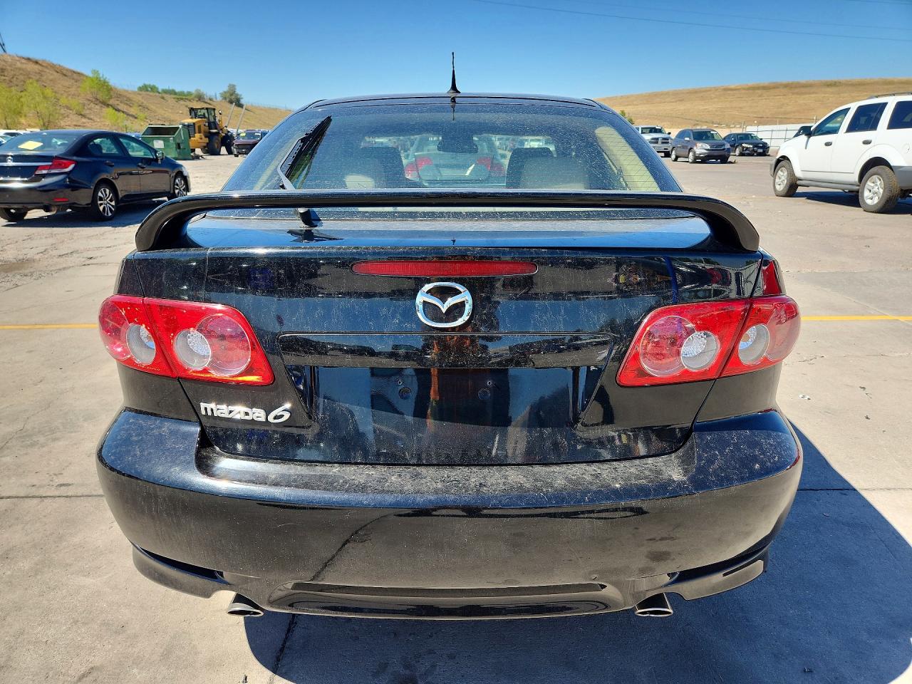 2005 Mazda 6 I Black vin: 1YVHP84C155M02048