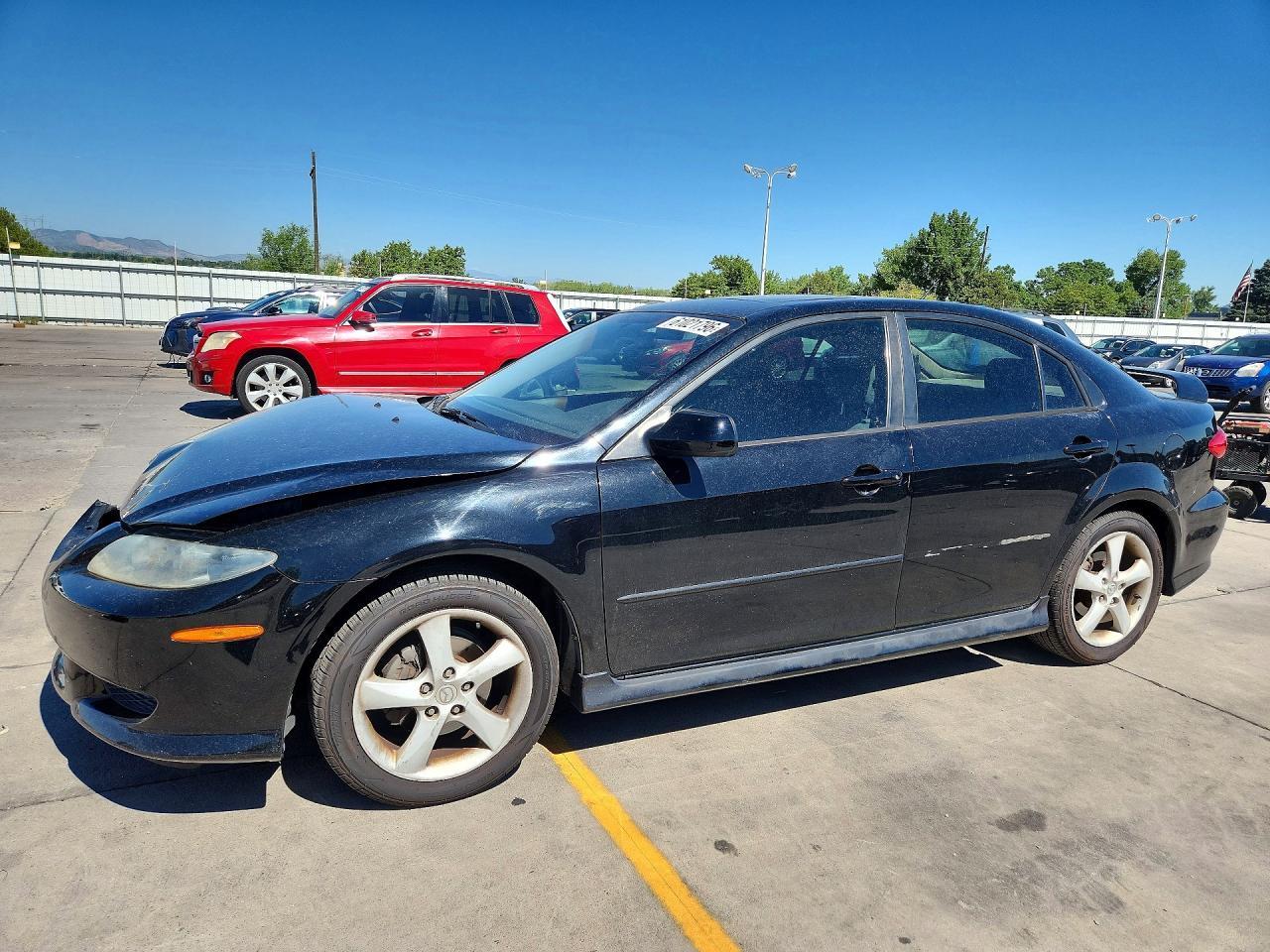 2005 Mazda 6 I Black vin: 1YVHP84C155M02048