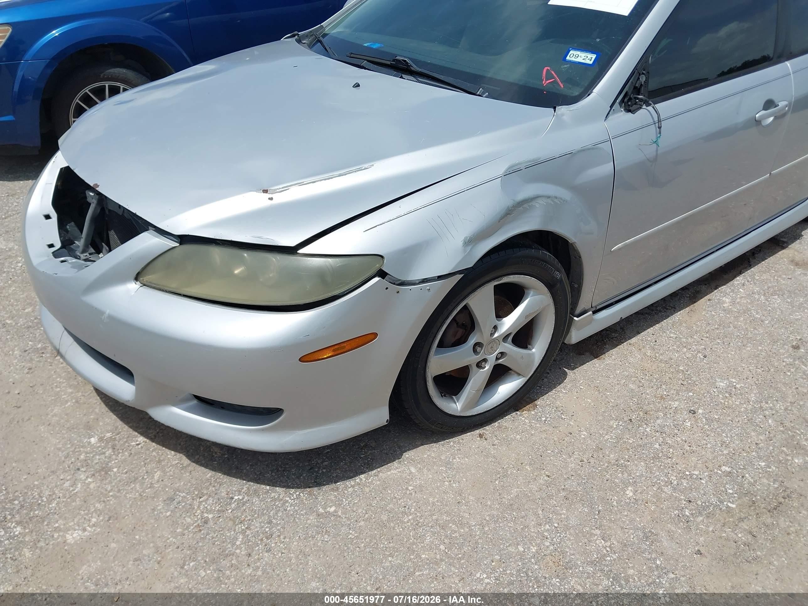 2005 Mazda Mazda6 I Sport Silver vin: 1YVHP84C155M09212