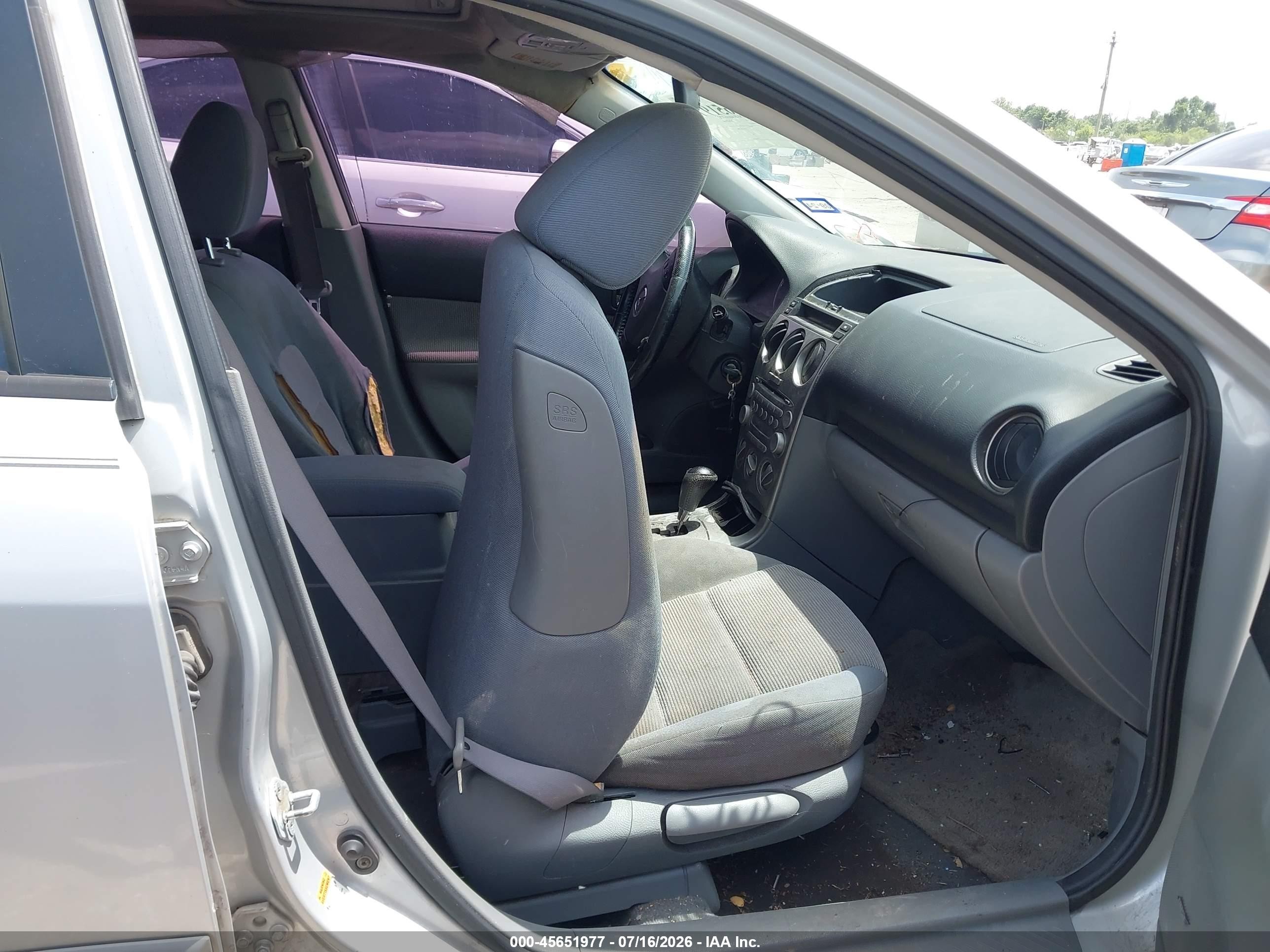 2005 Mazda Mazda6 I Sport Silver vin: 1YVHP84C155M09212