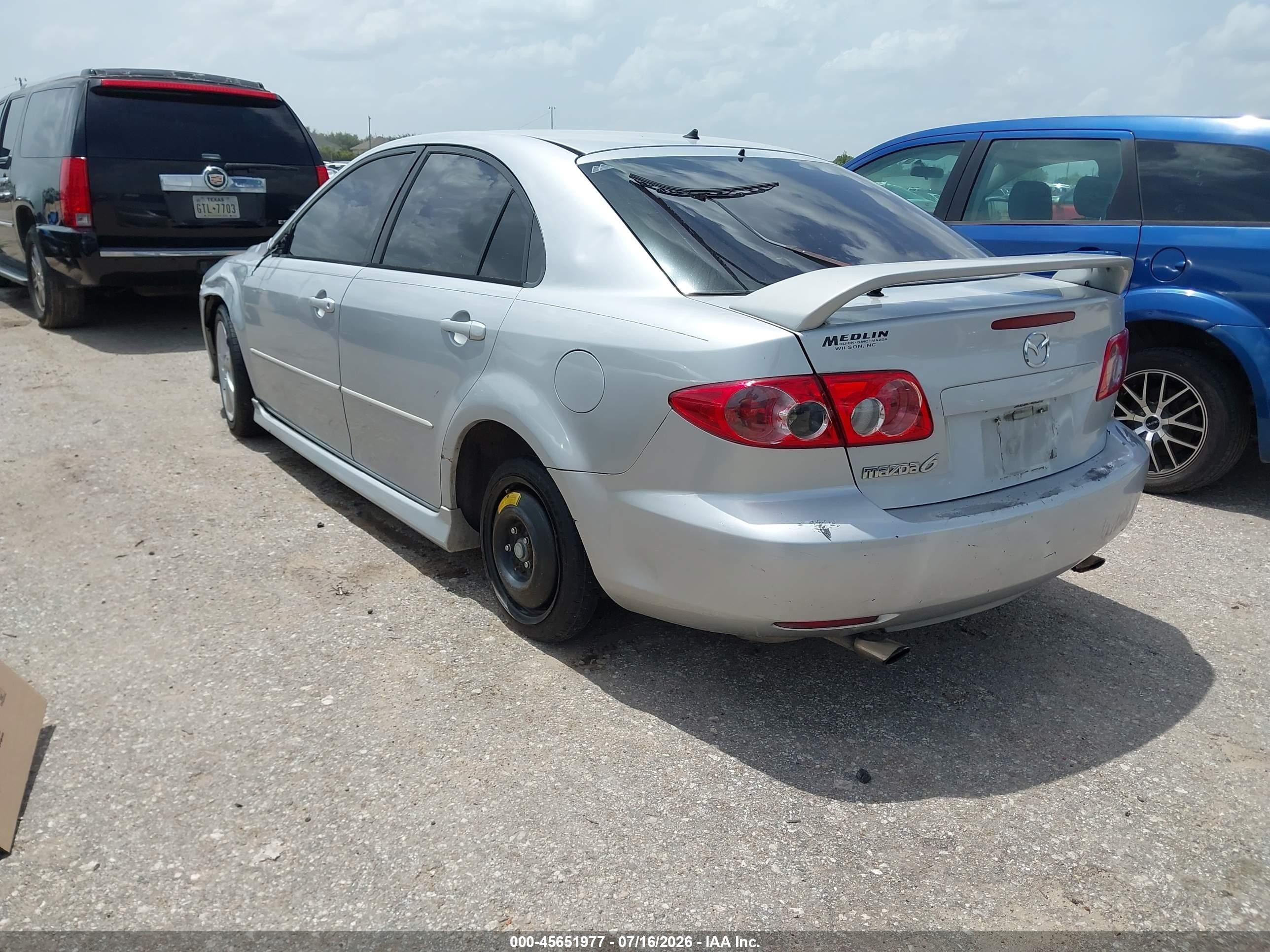 2005 Mazda Mazda6 I Sport Silver vin: 1YVHP84C155M09212