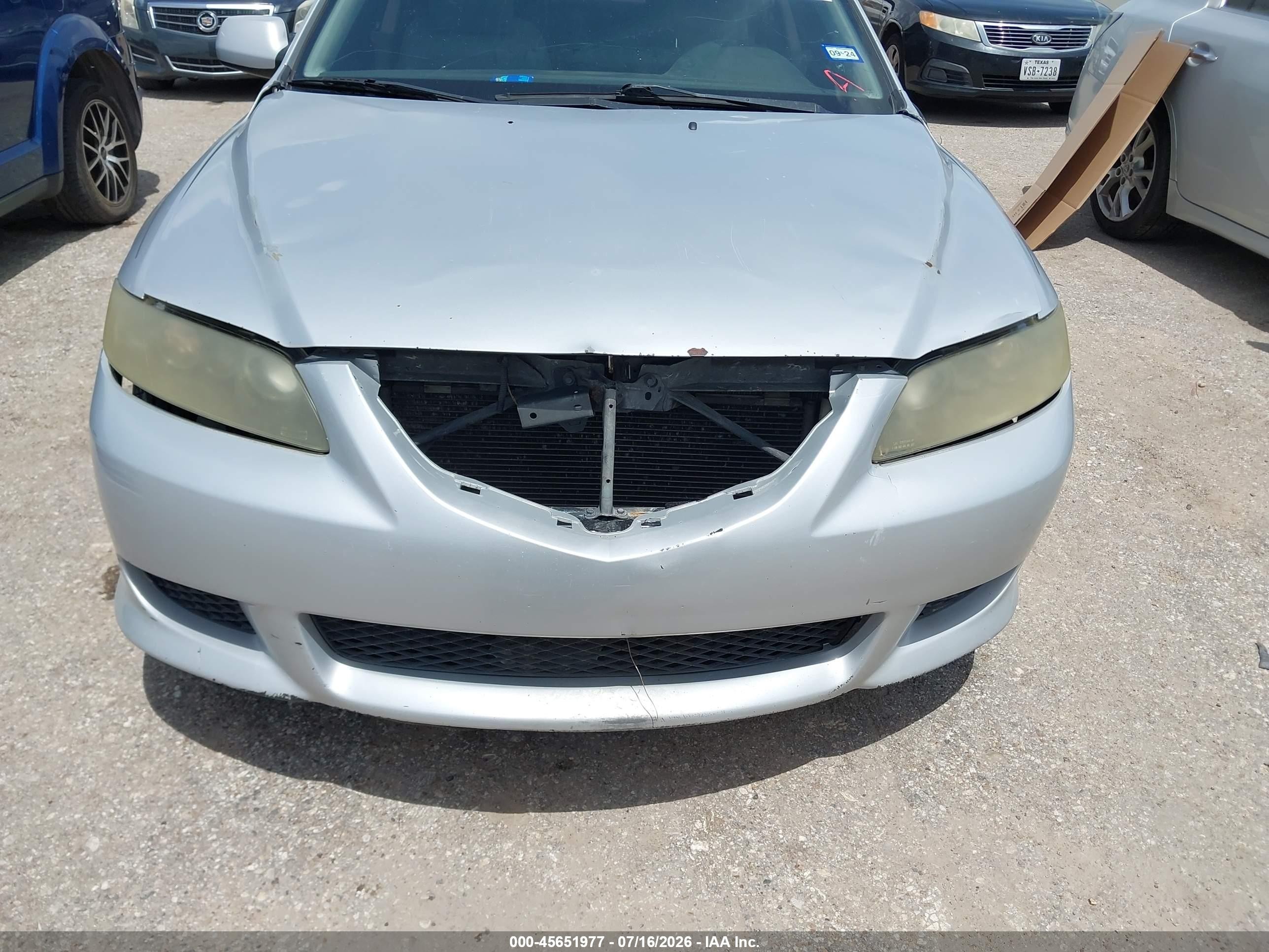 2005 Mazda Mazda6 I Sport Silver vin: 1YVHP84C155M09212