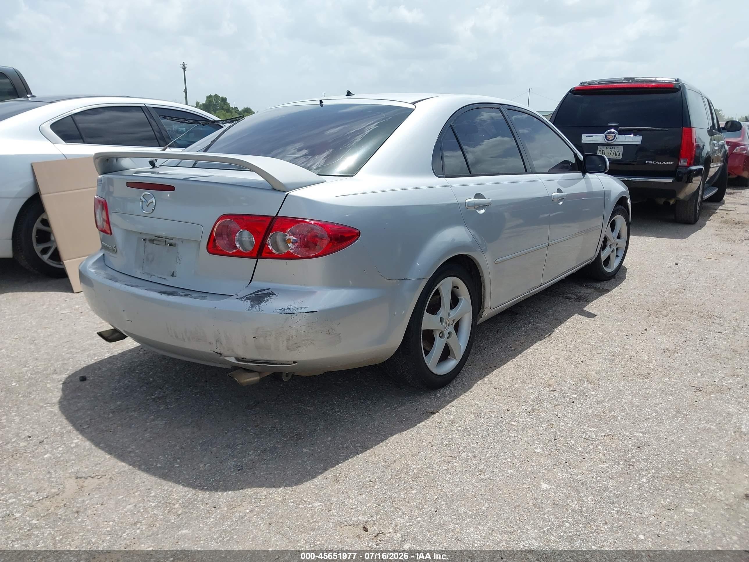 2005 Mazda Mazda6 I Sport Silver vin: 1YVHP84C155M09212