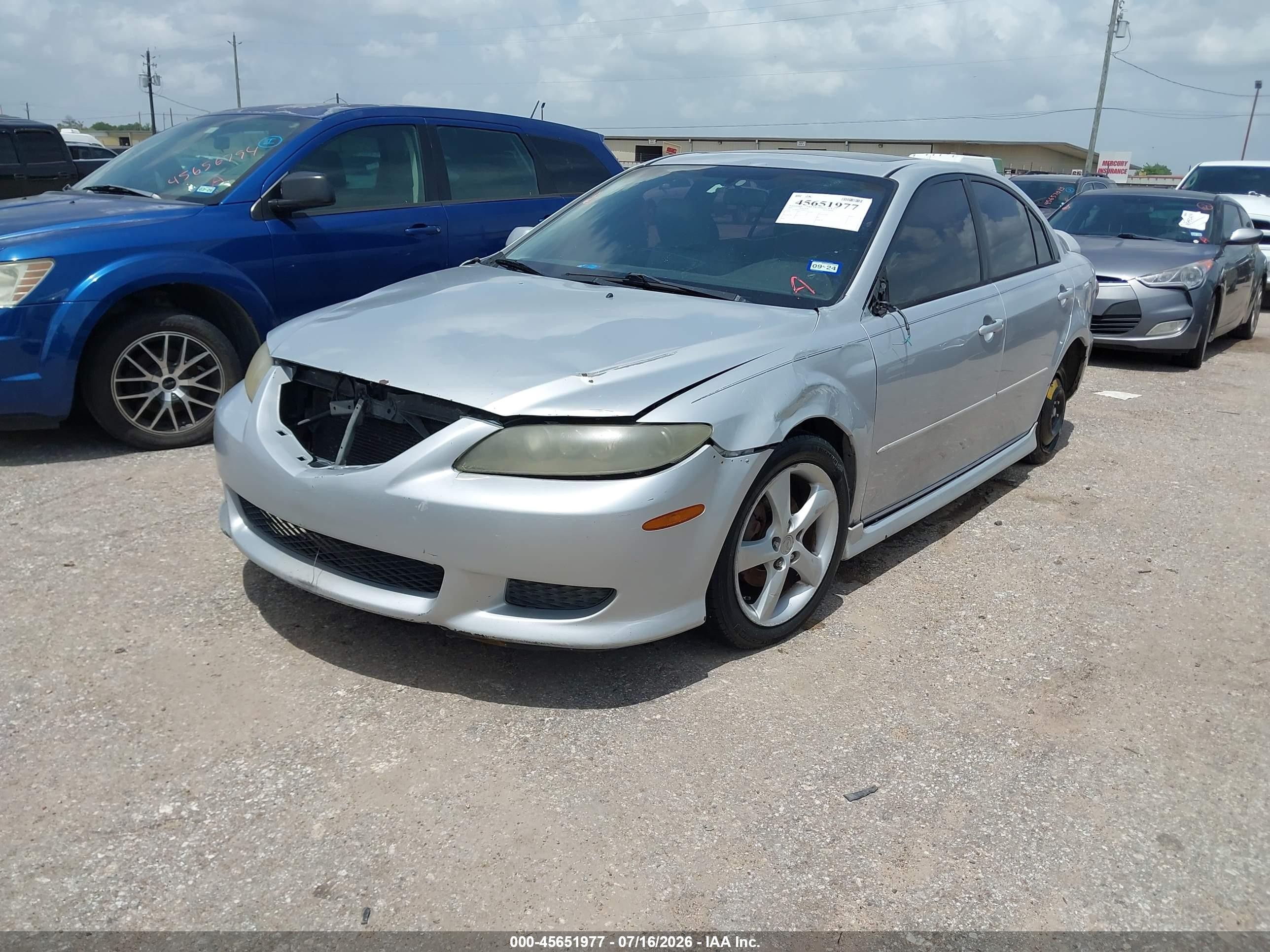 2005 Mazda Mazda6 I Sport Silver vin: 1YVHP84C155M09212