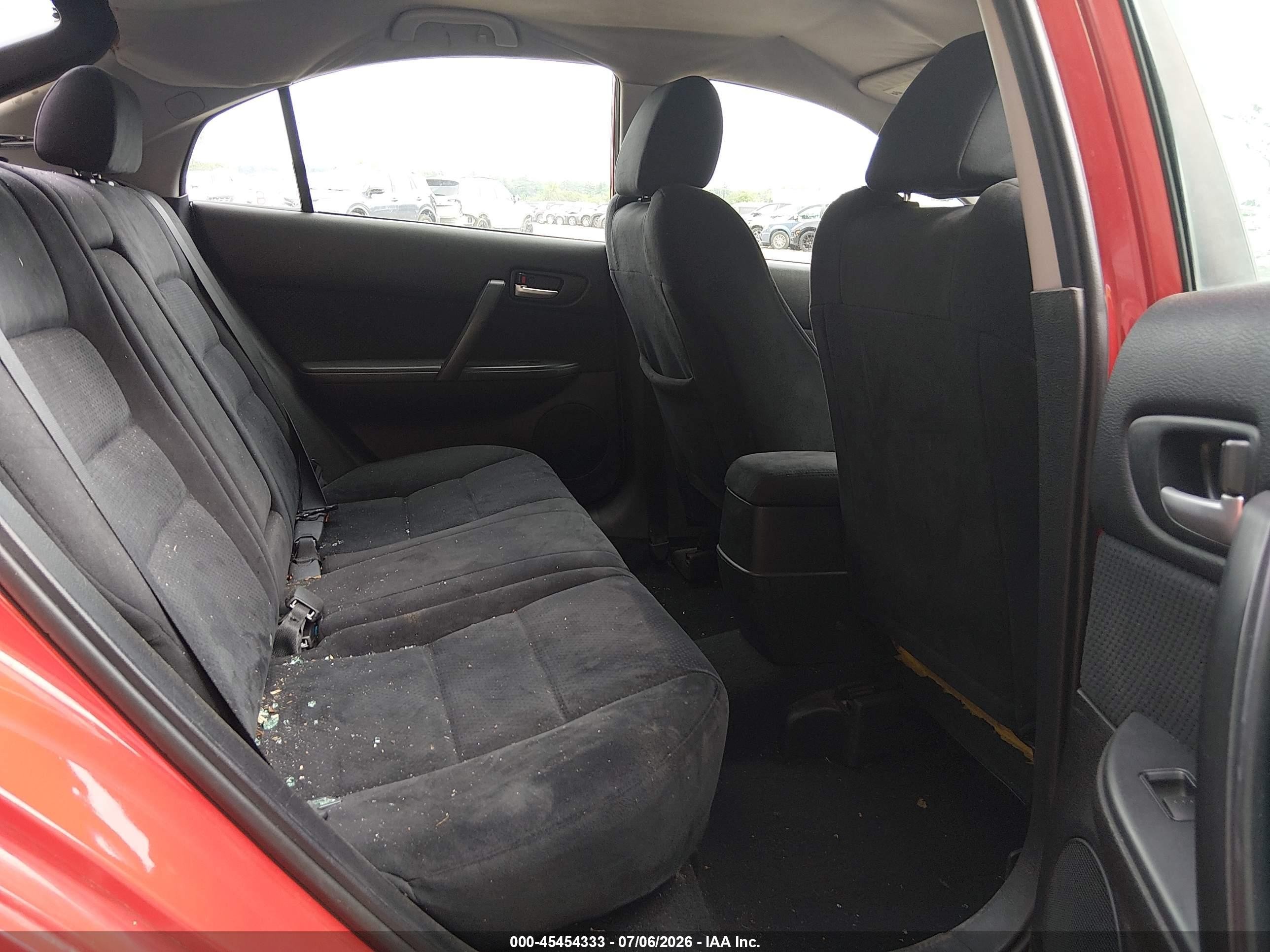 2008 Mazda Mazda6 I Sport Ve Red vin: 1YVHP84C185M01924