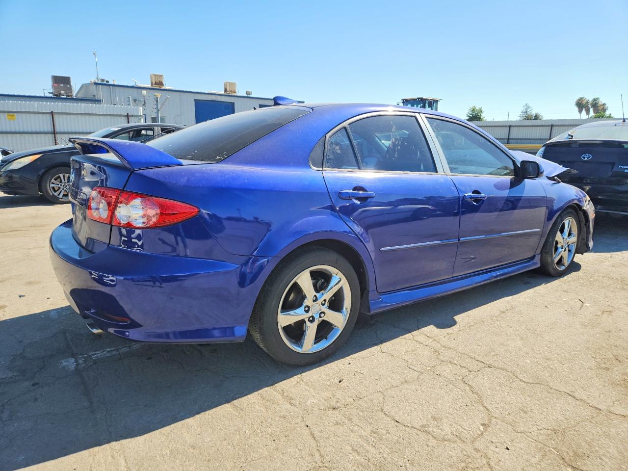 2005 Mazda 6 I Blue vin: 1YVHP84C255M68656