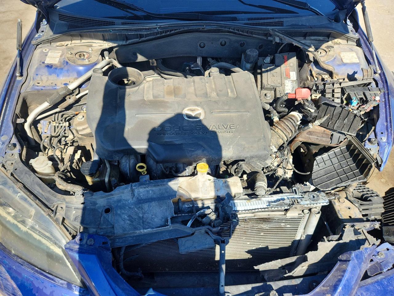 2005 Mazda 6 I Blue vin: 1YVHP84C255M68656