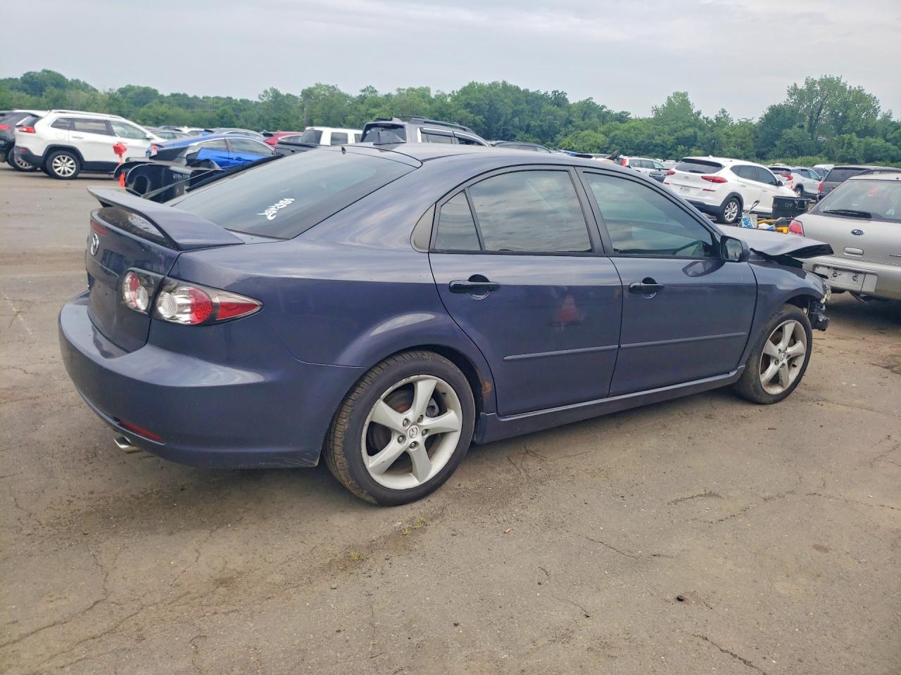 2007 Mazda 6 I Charcoal vin: 1YVHP84C275M62262