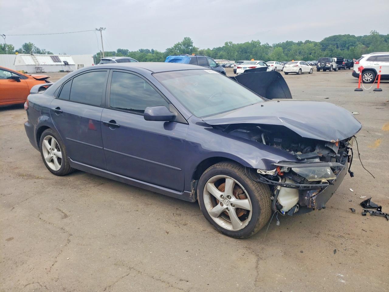 2007 Mazda 6 I Charcoal vin: 1YVHP84C275M62262